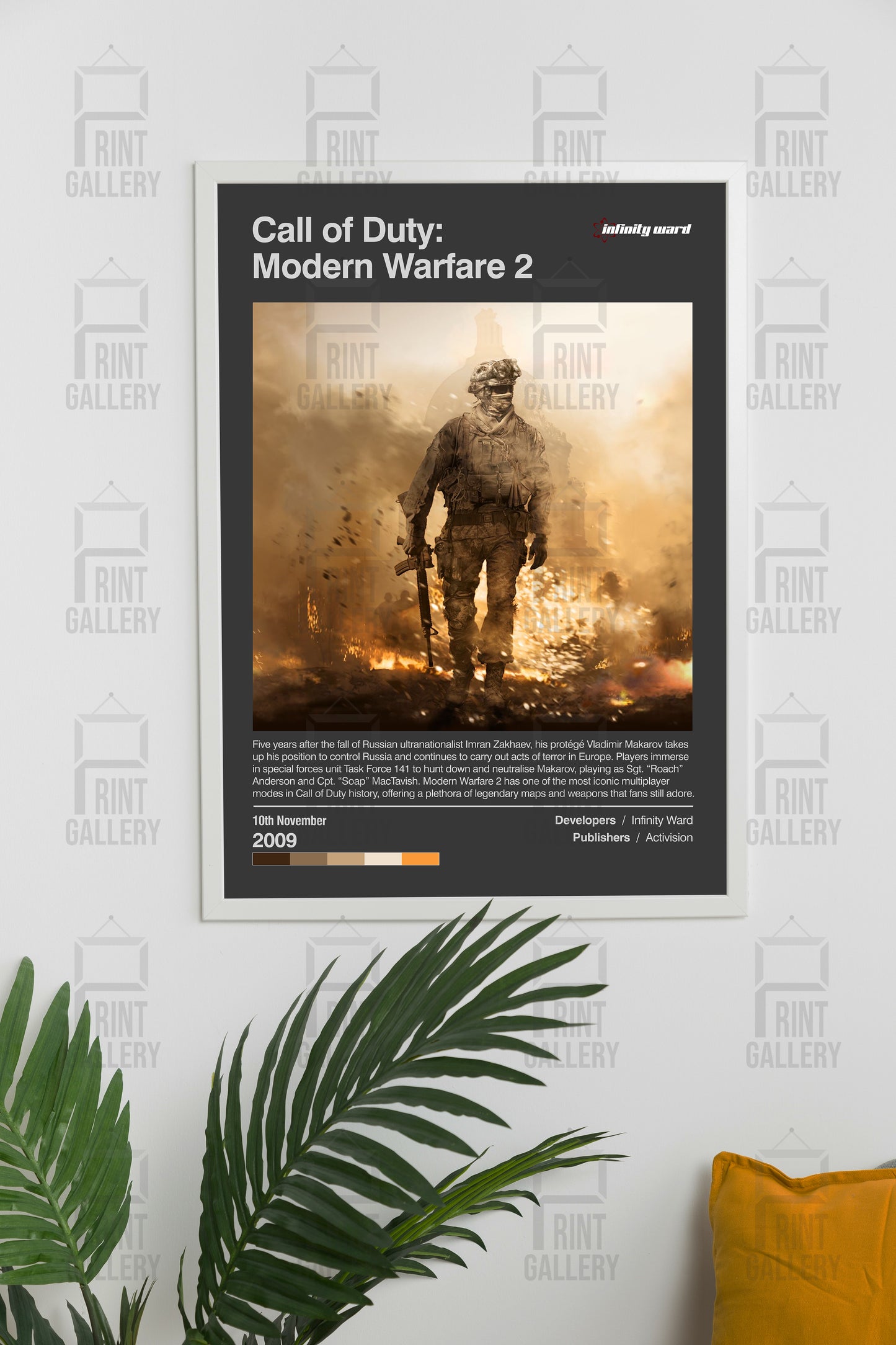 Call of Duty Modern Warfare 2 Video Game Poster & Digital Download