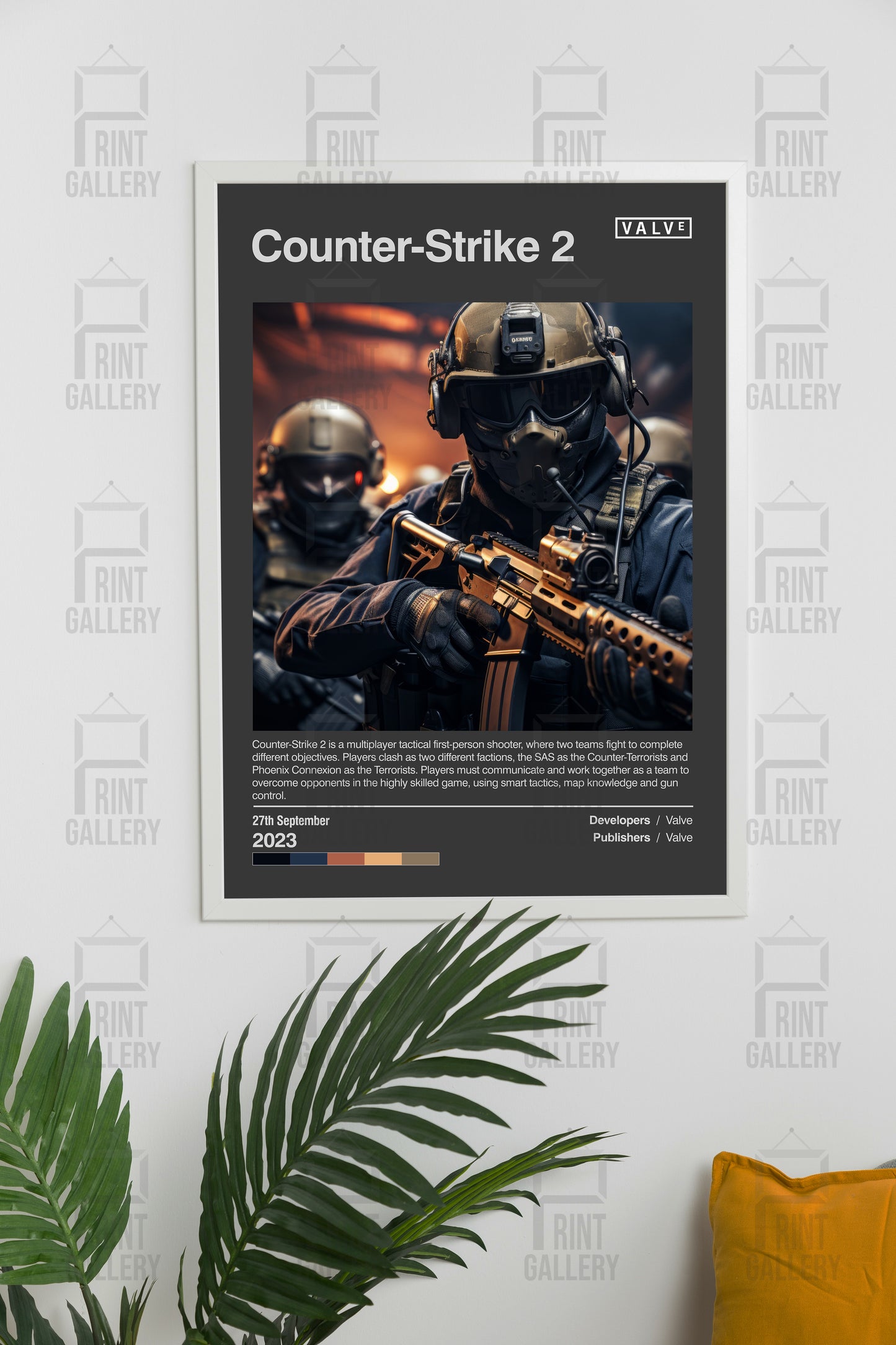 Counter Strike 2 Video Game Poster & Digital Download