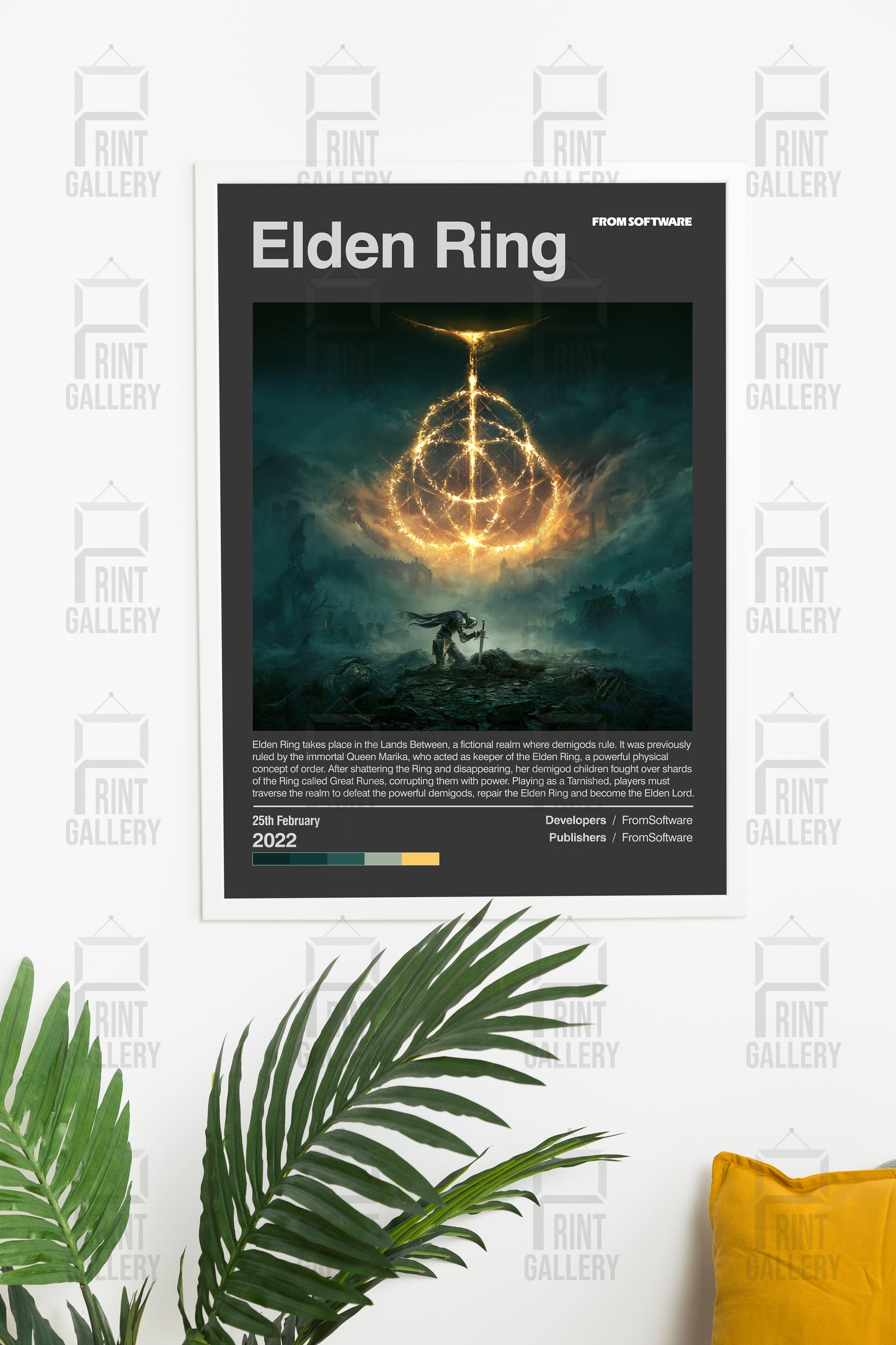 Elden Ring Video Game Poster & Digital Download