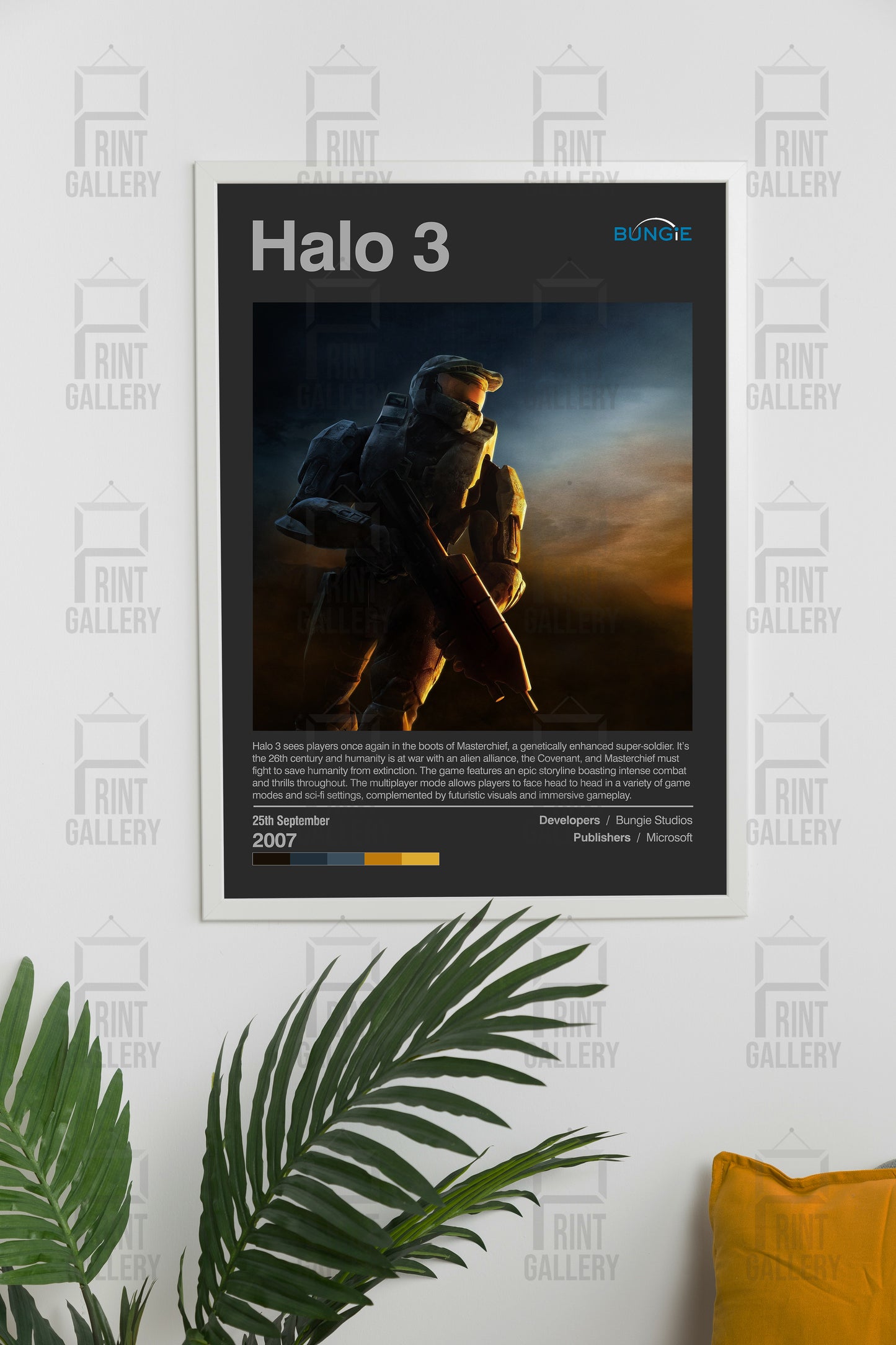 Halo 3 Video Game Poster & Digital Download