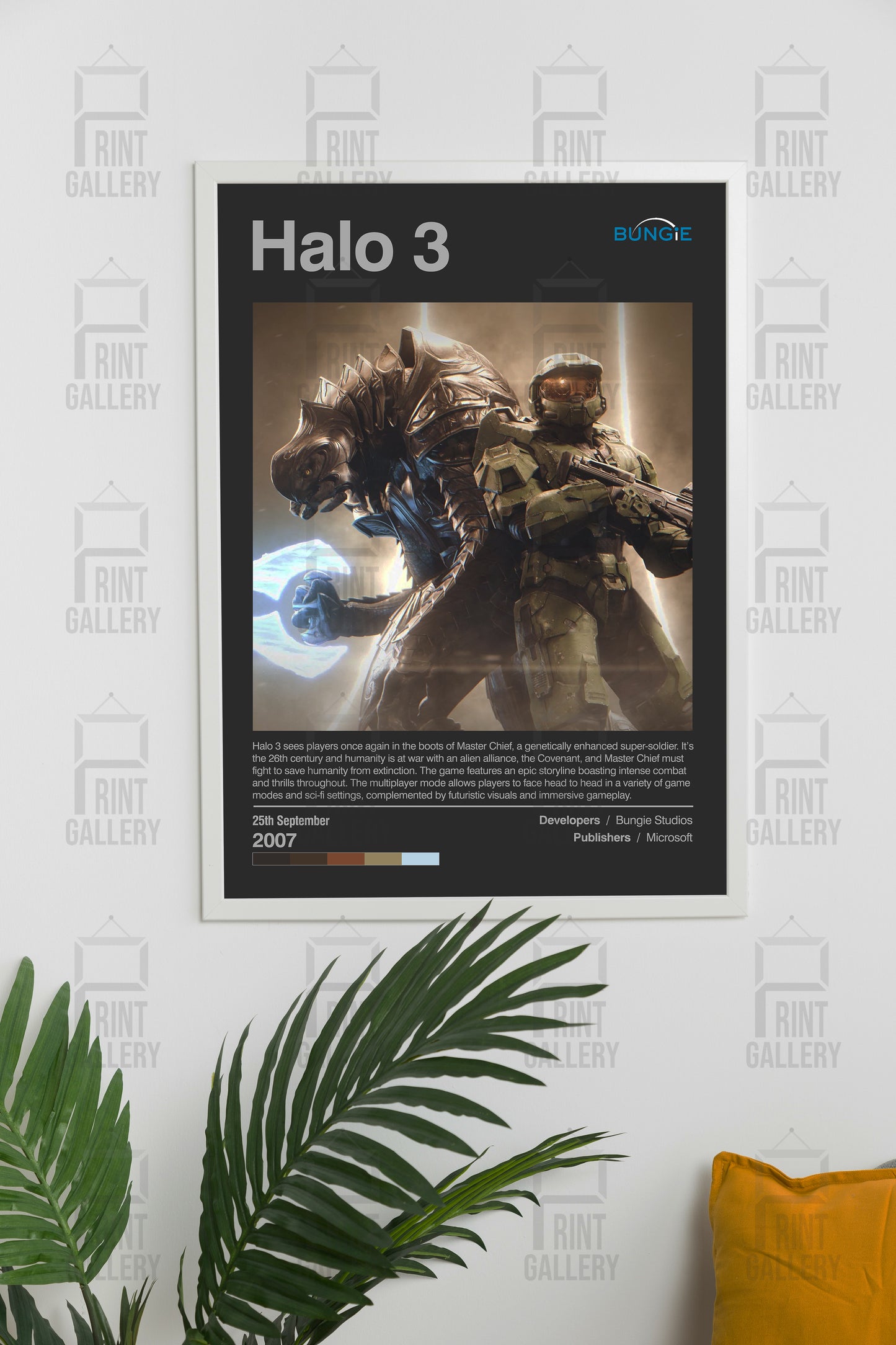 Halo 3 Video Game Poster & Digital Download