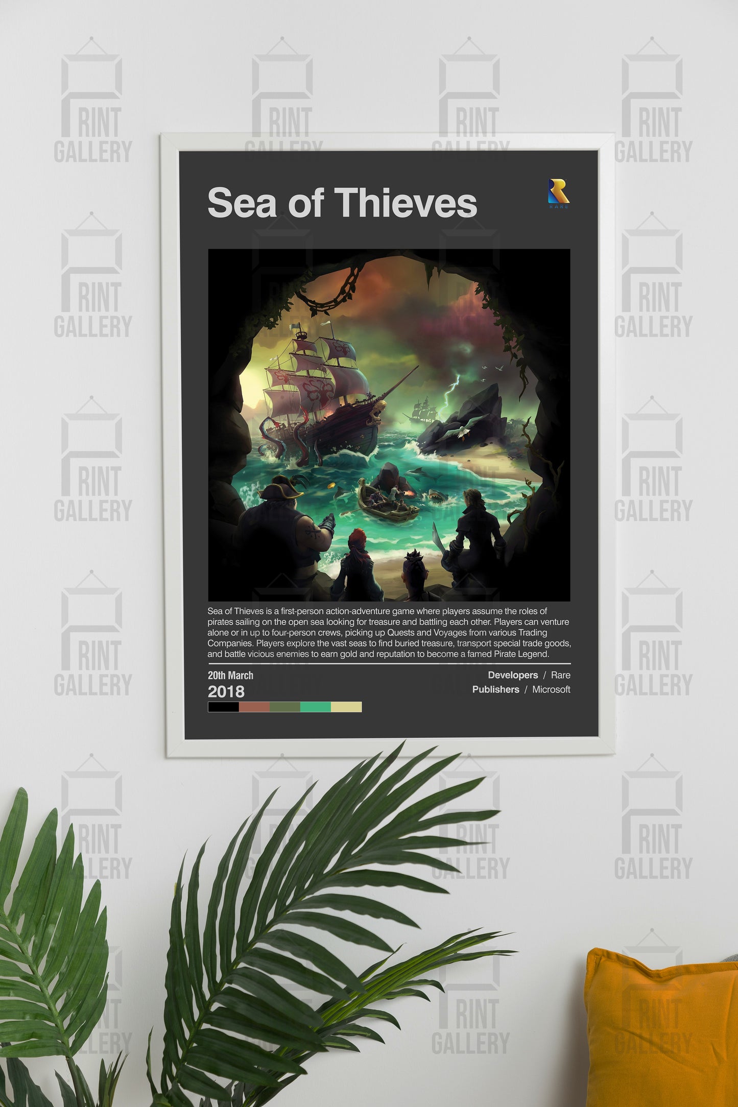 Sea of Thieves Video Game Poster & Digital Download