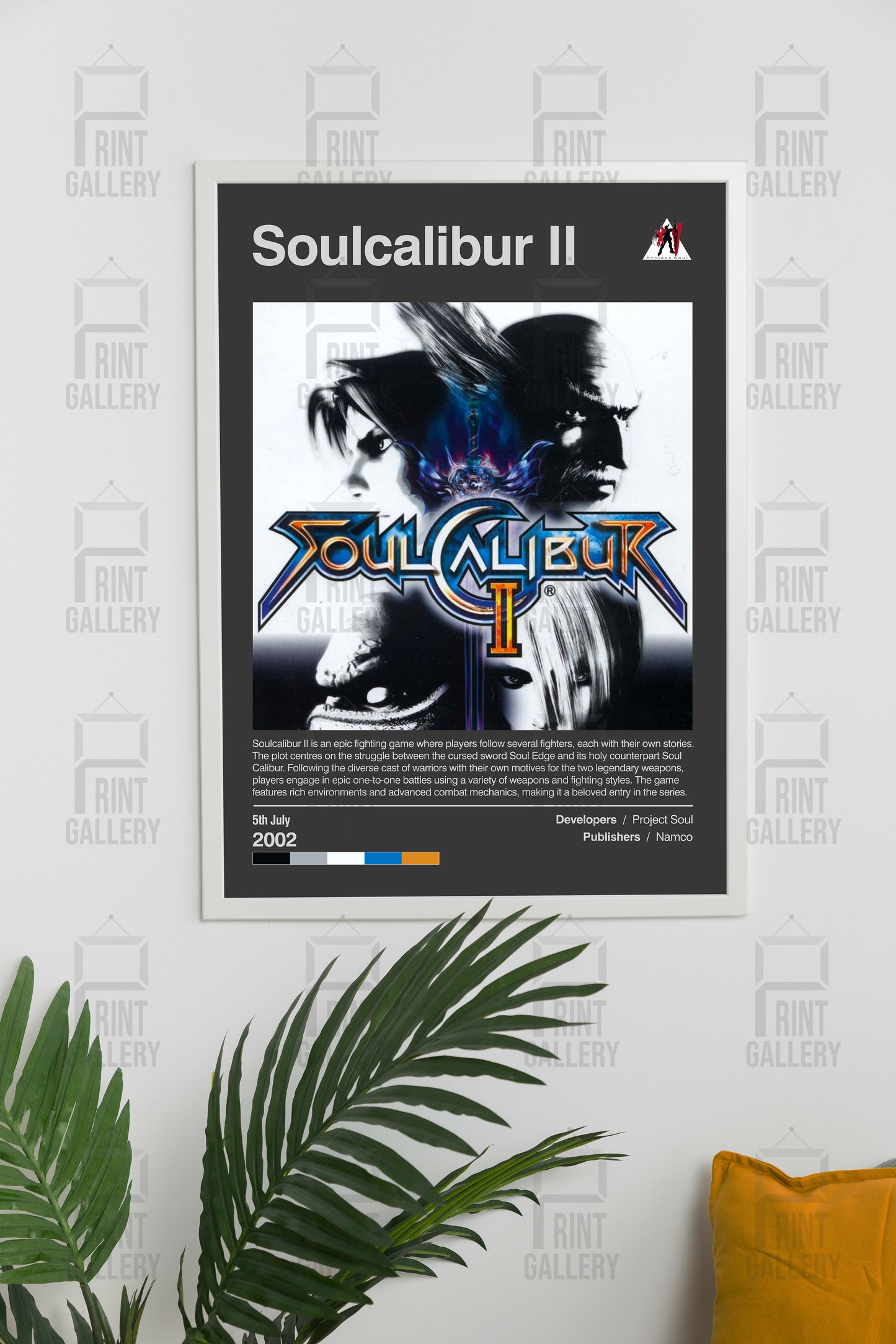 Soulcalibur II Video Game Poster & Digital Download