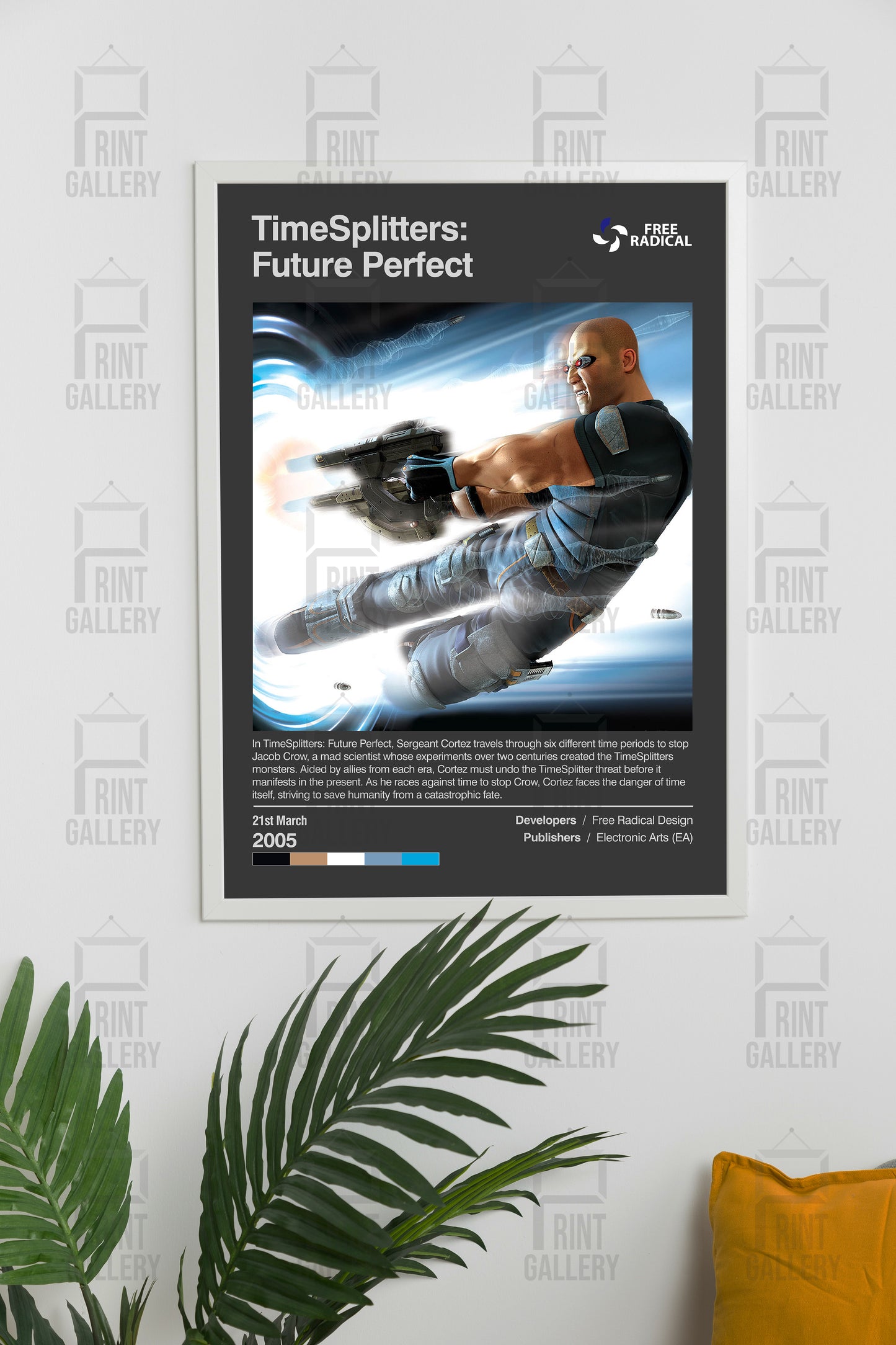 TimeSplitters: Future Perfect Video Game Poster & Digital Download