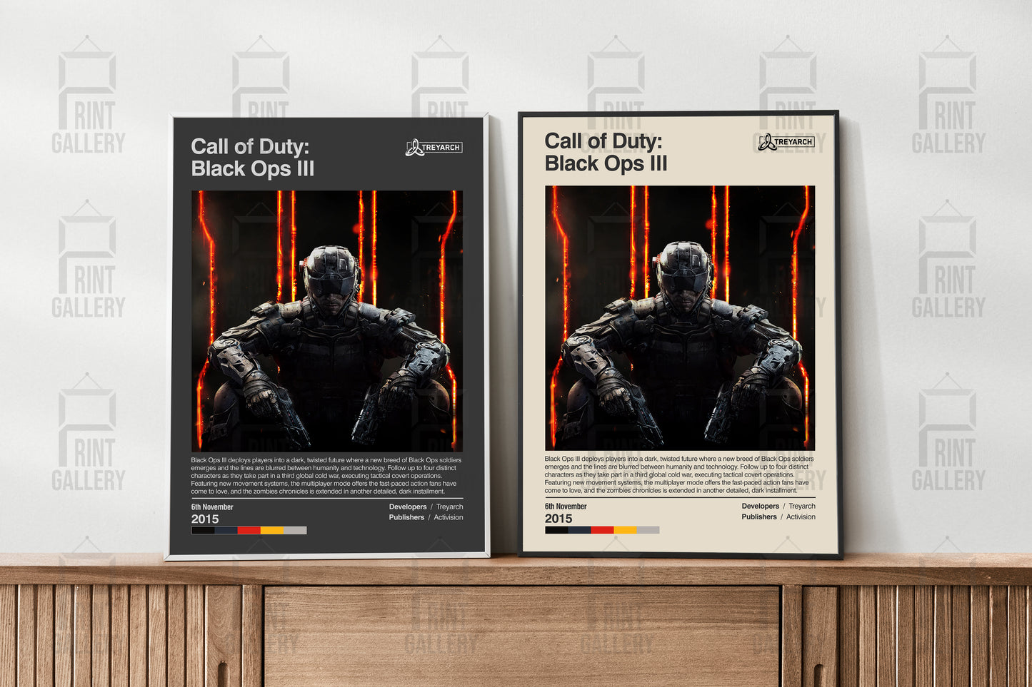 Call of Duty Black Ops III Video Game Poster & Digital Download