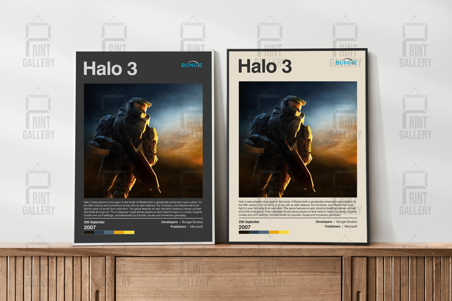 Halo 3 Video Game Poster & Digital Download