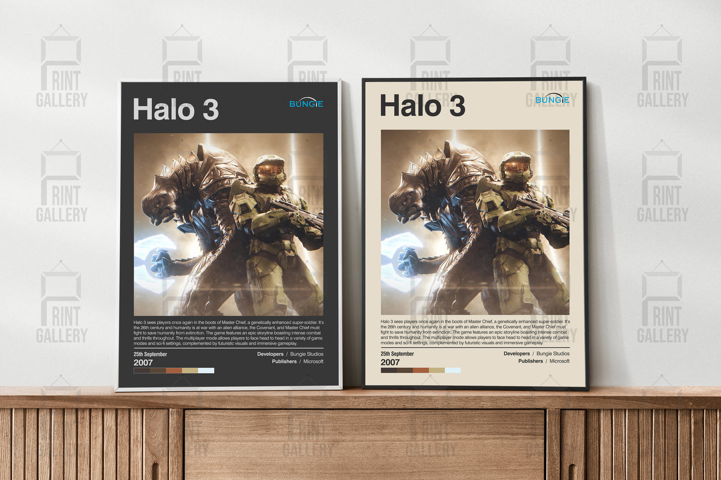 Halo 3 Video Game Poster & Digital Download