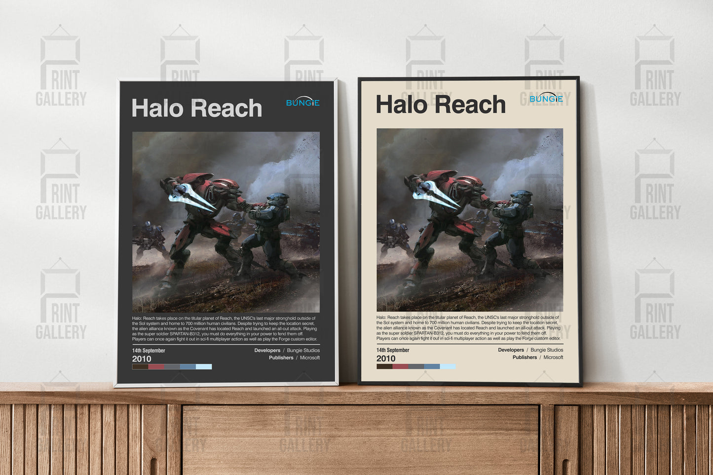 Halo Reach Video Game Poster & Digital Download