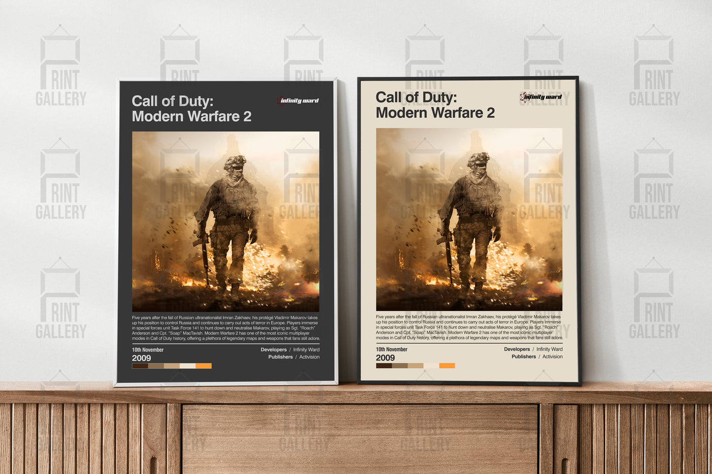 Call of Duty Modern Warfare 2 Video Game Poster & Digital Download