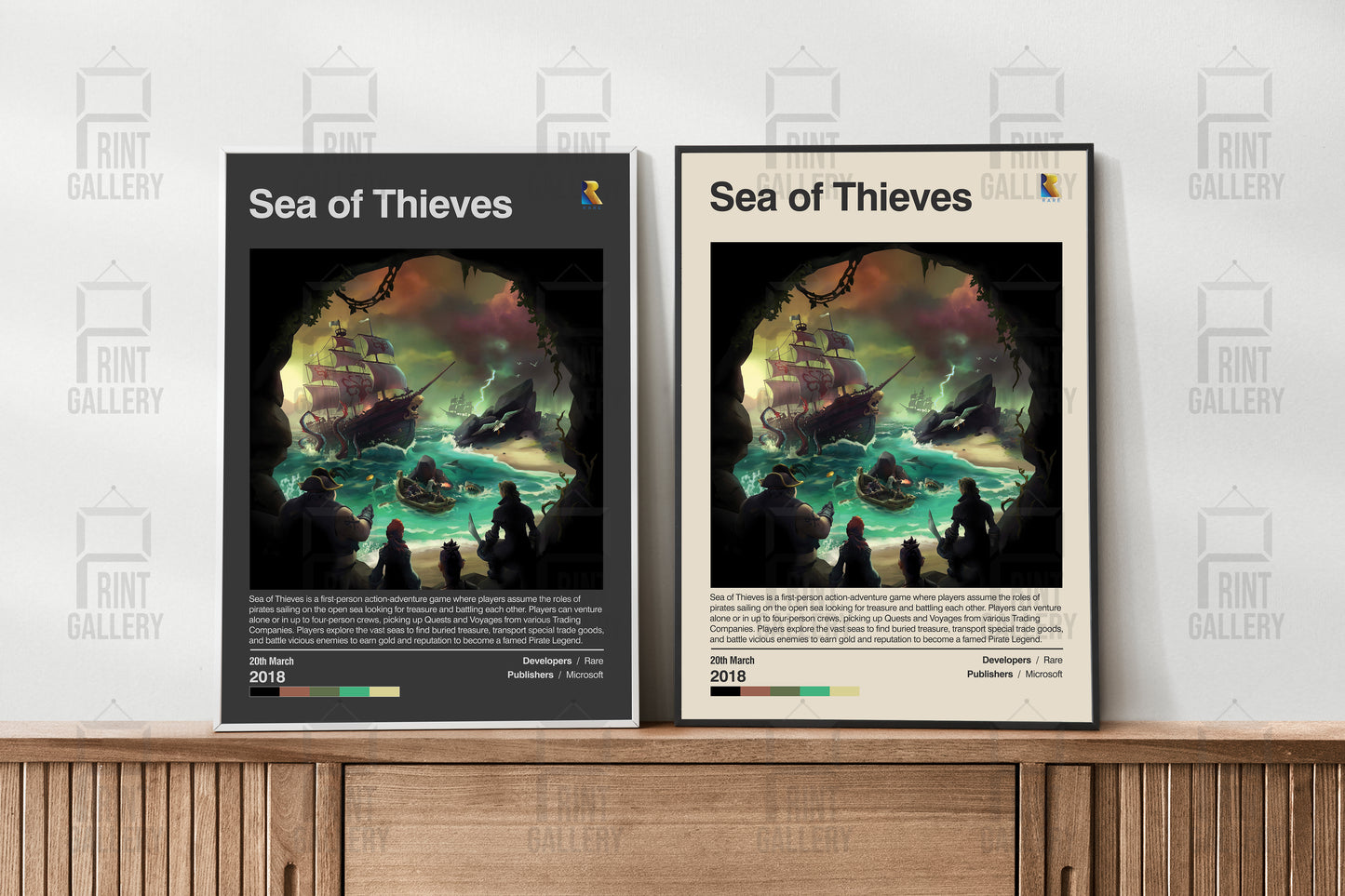 Sea of Thieves Video Game Poster & Digital Download