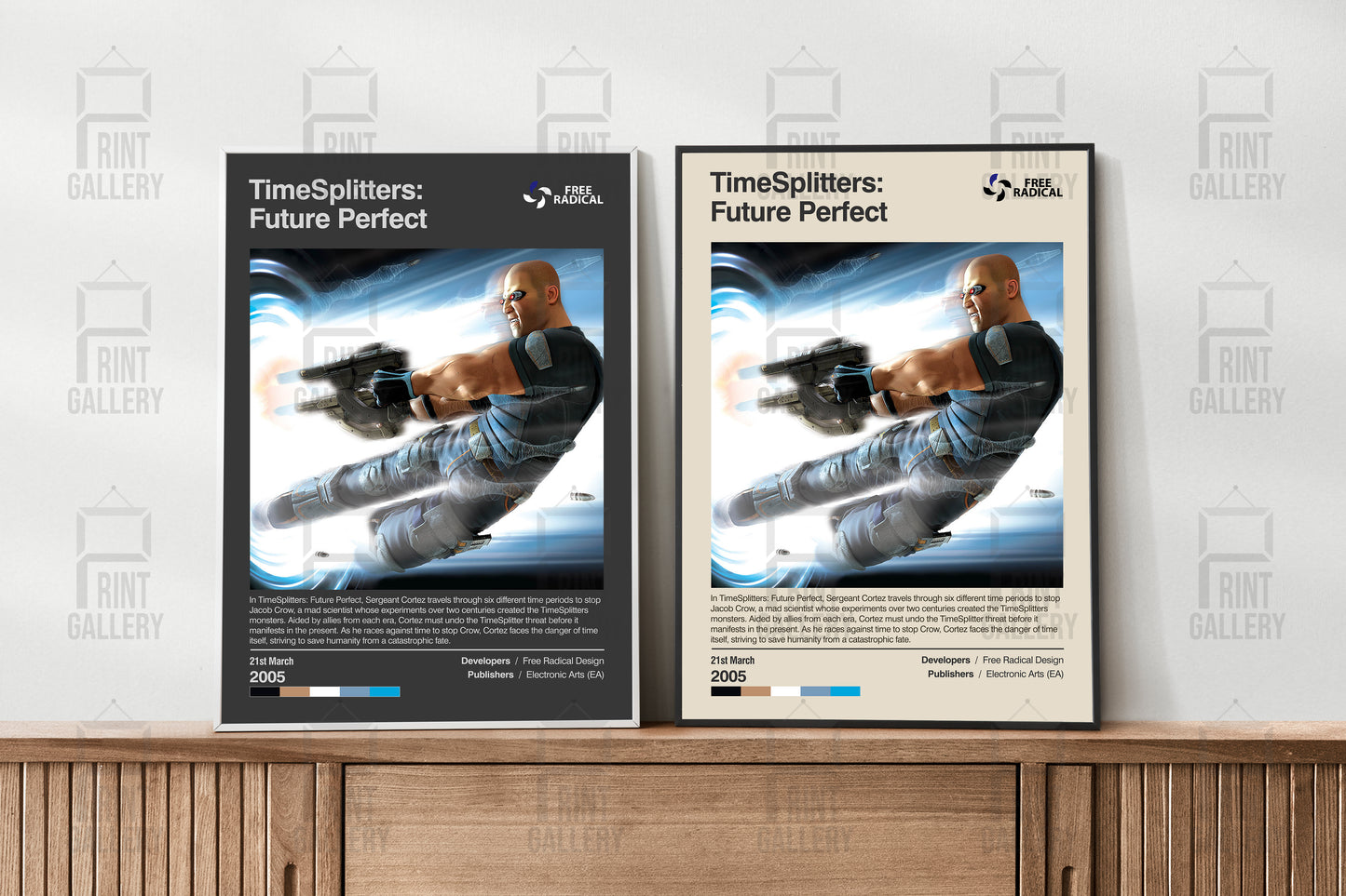 TimeSplitters: Future Perfect Video Game Poster & Digital Download