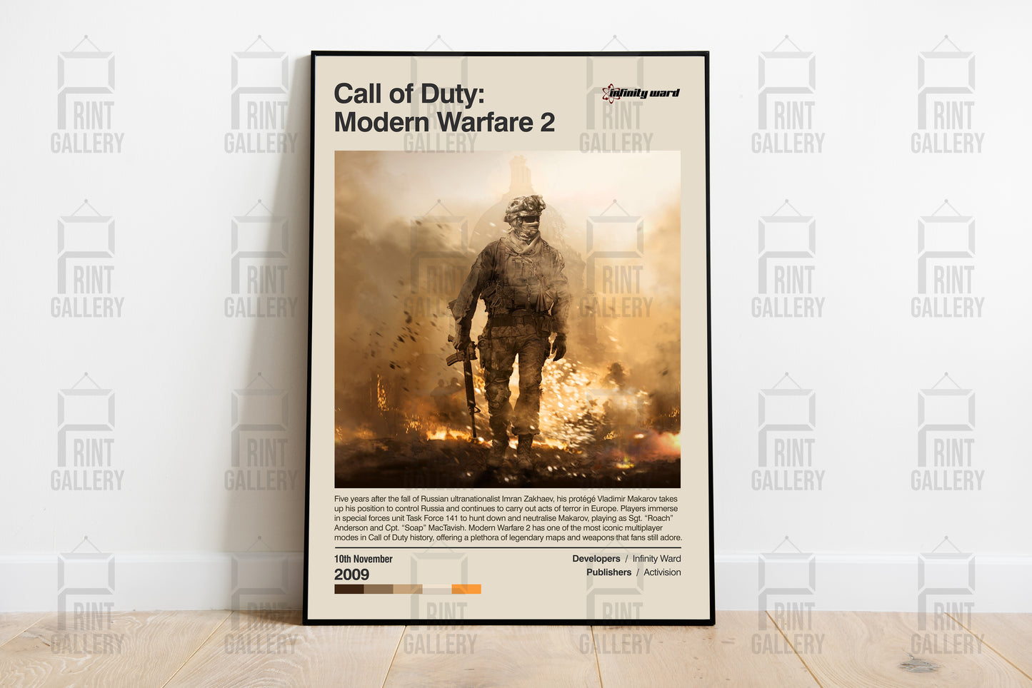 Call of Duty Modern Warfare 2 Video Game Poster & Digital Download