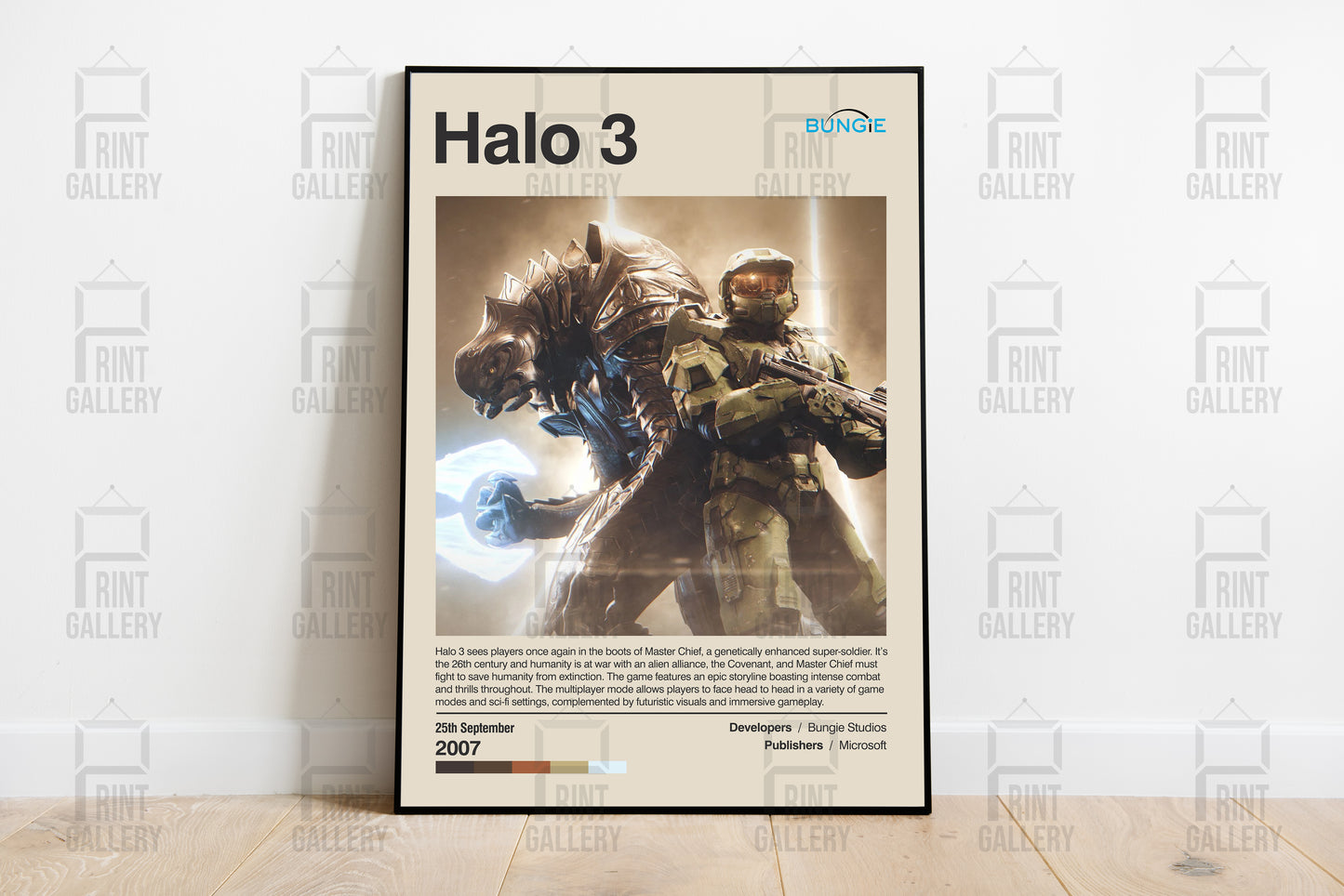 Halo 3 Video Game Poster & Digital Download
