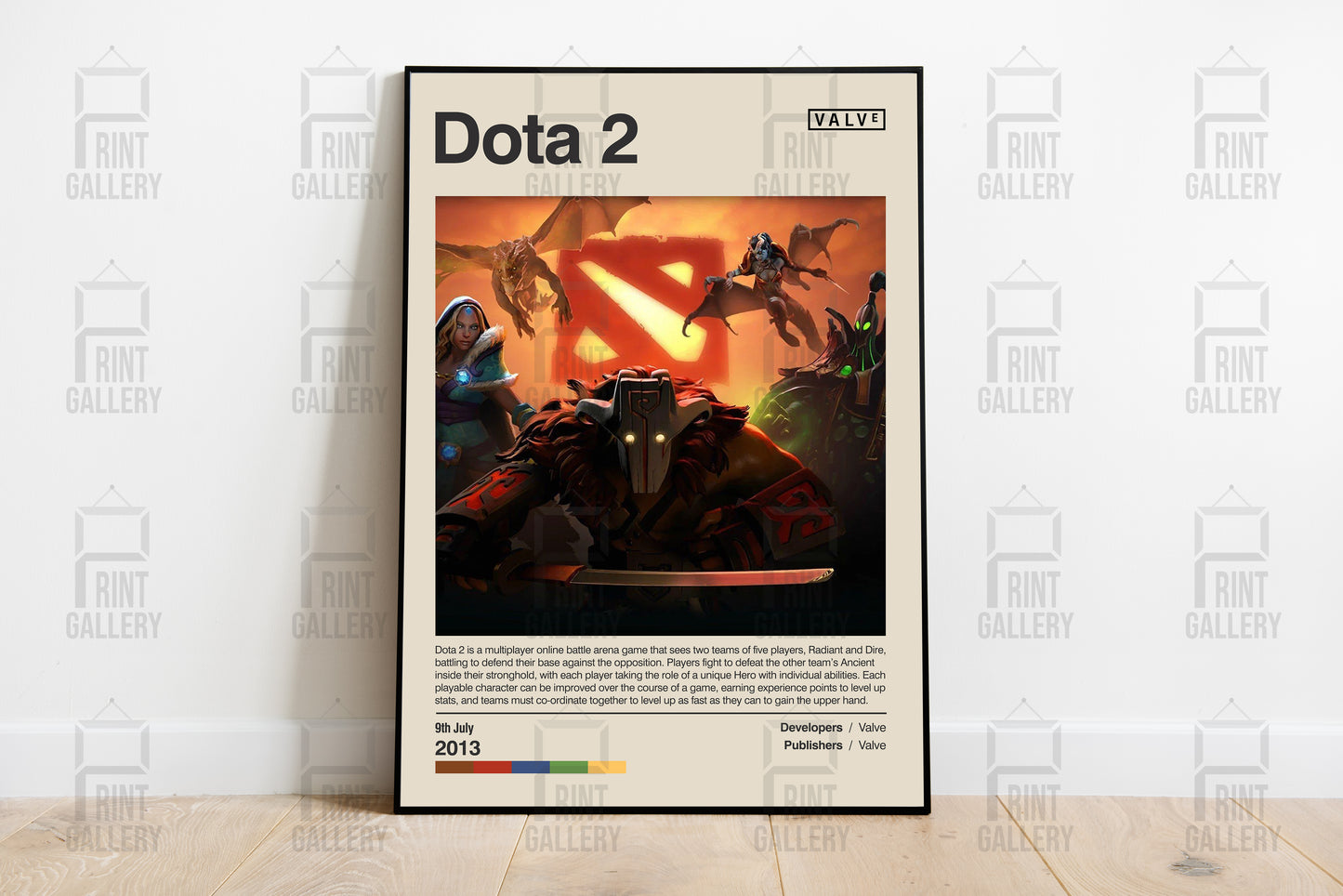 Dota 2 Video Game Poster & Digital Download