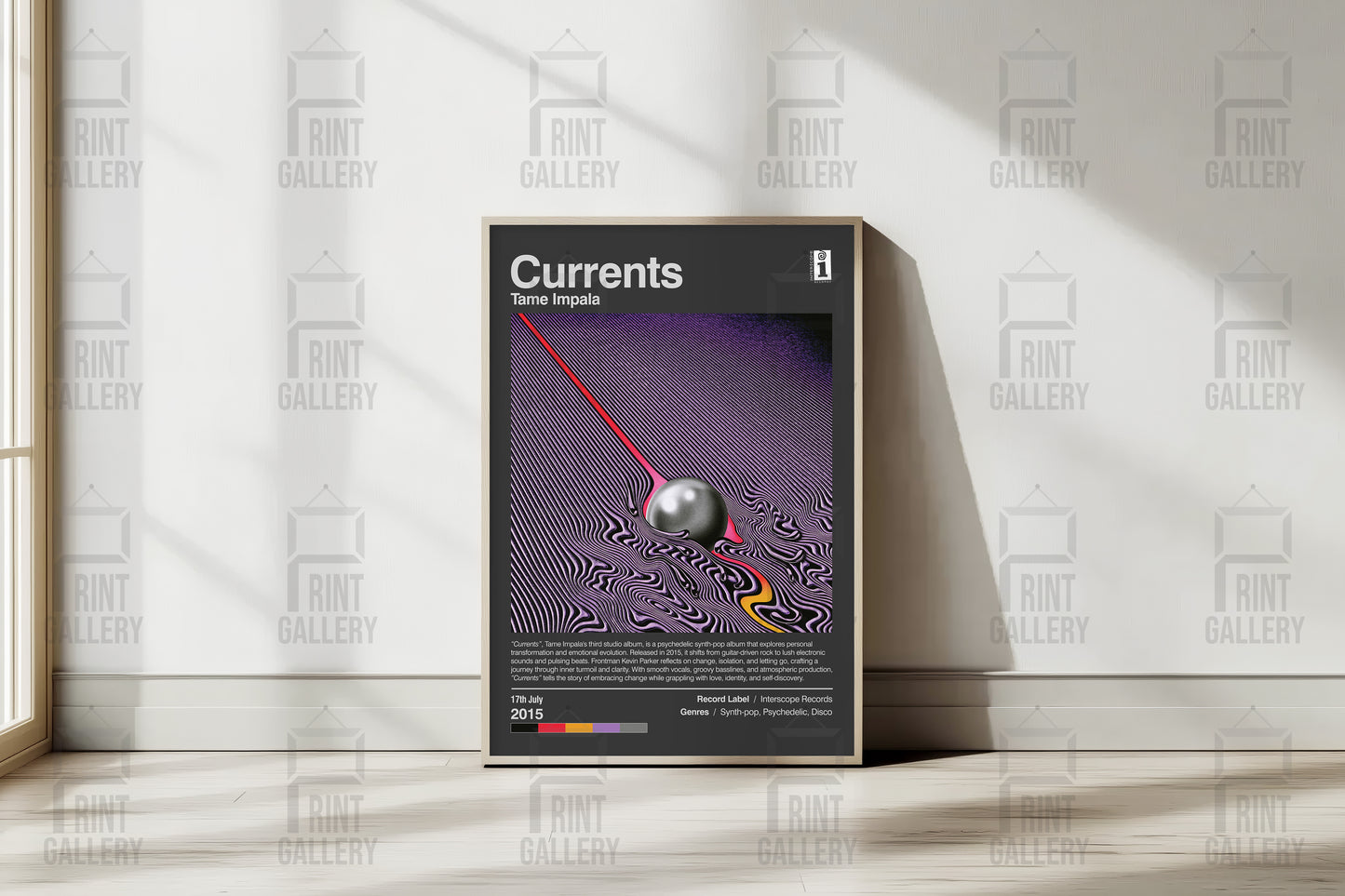 Currents- Tame Impala Album Poster