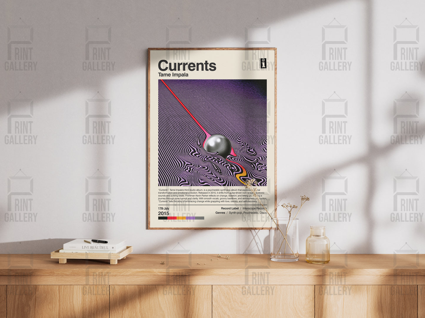 Currents- Tame Impala Album Poster
