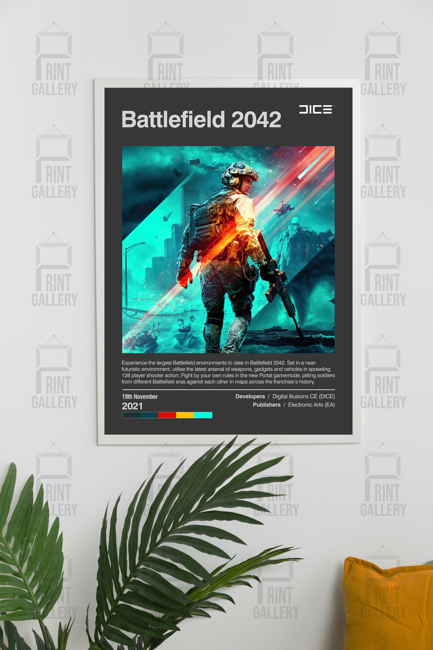 Battlefield 2042 Video Game Poster & Digital Download