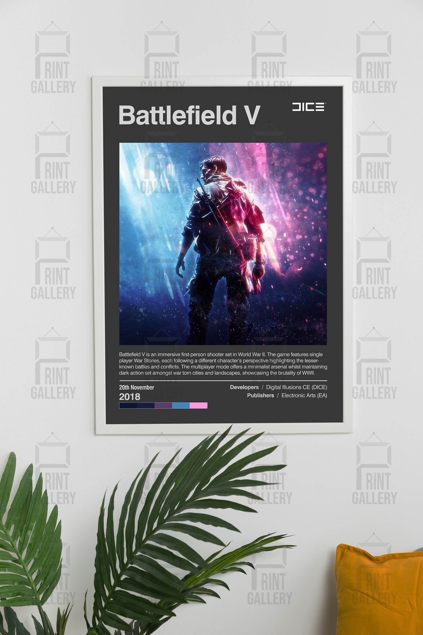 Battlefield V Deluxe Edition Video Game Poster & Digital Download