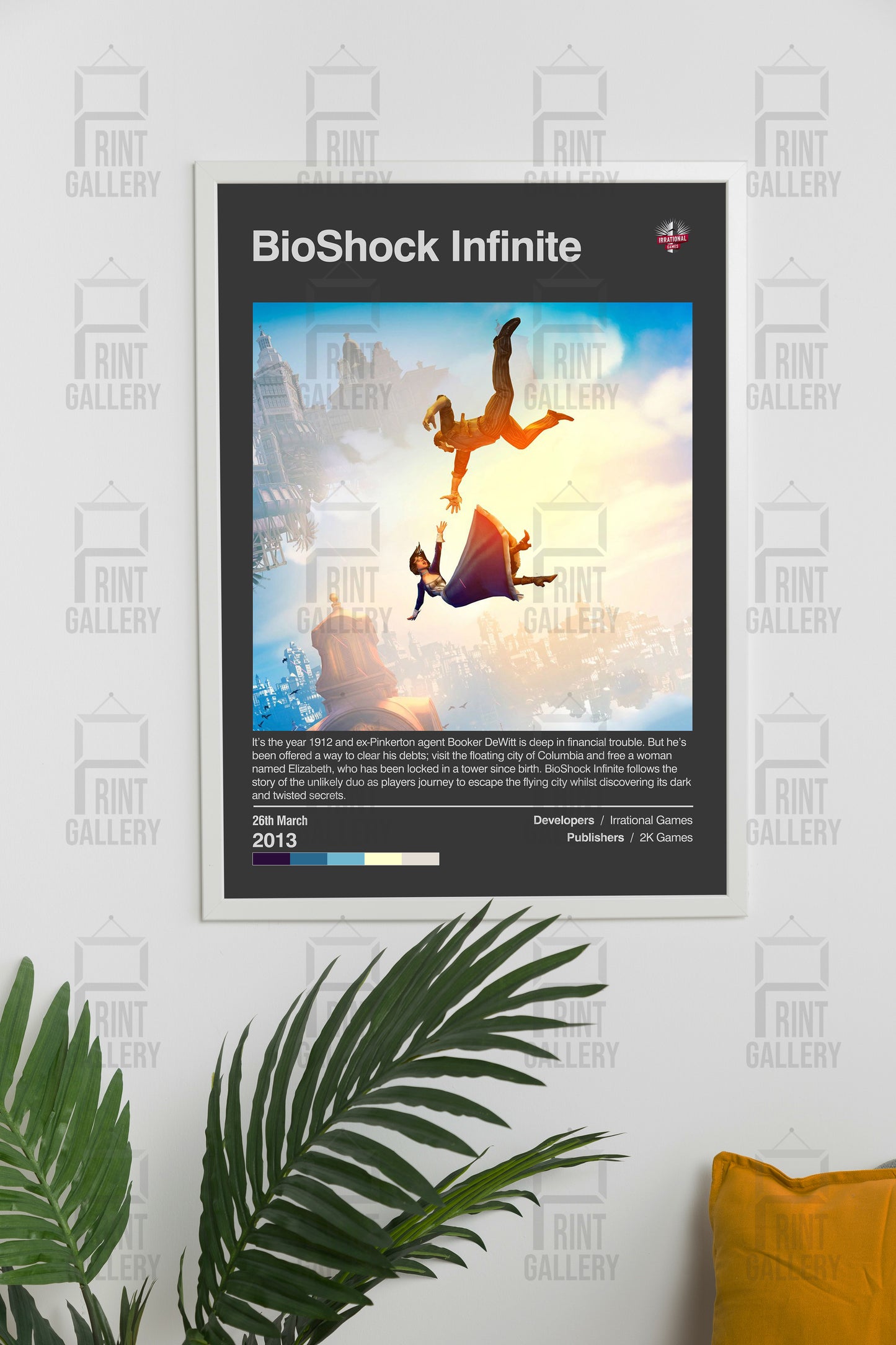 BioShock Infinite Video Game Poster & Digital Download