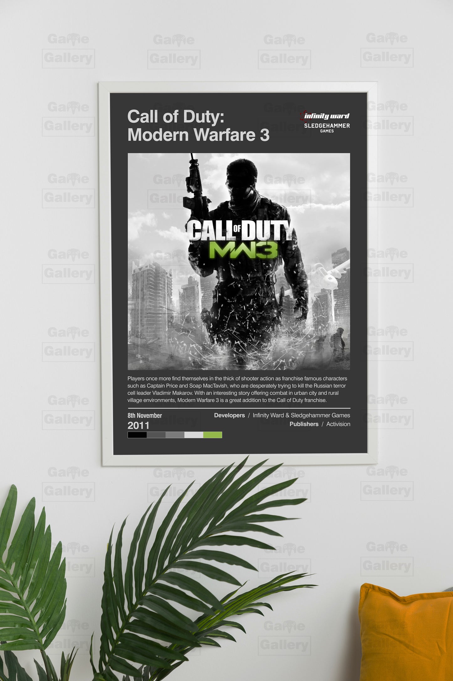 Call of Duty Modern Warfare 3 Video Game Poster & Digital Download