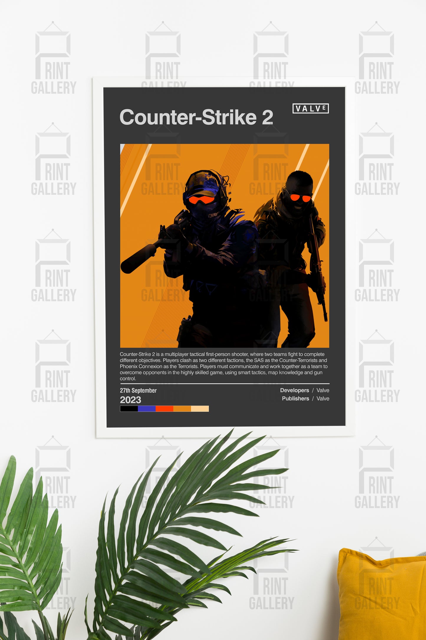 Counter Strike 2 Video Game Poster & Digital Download