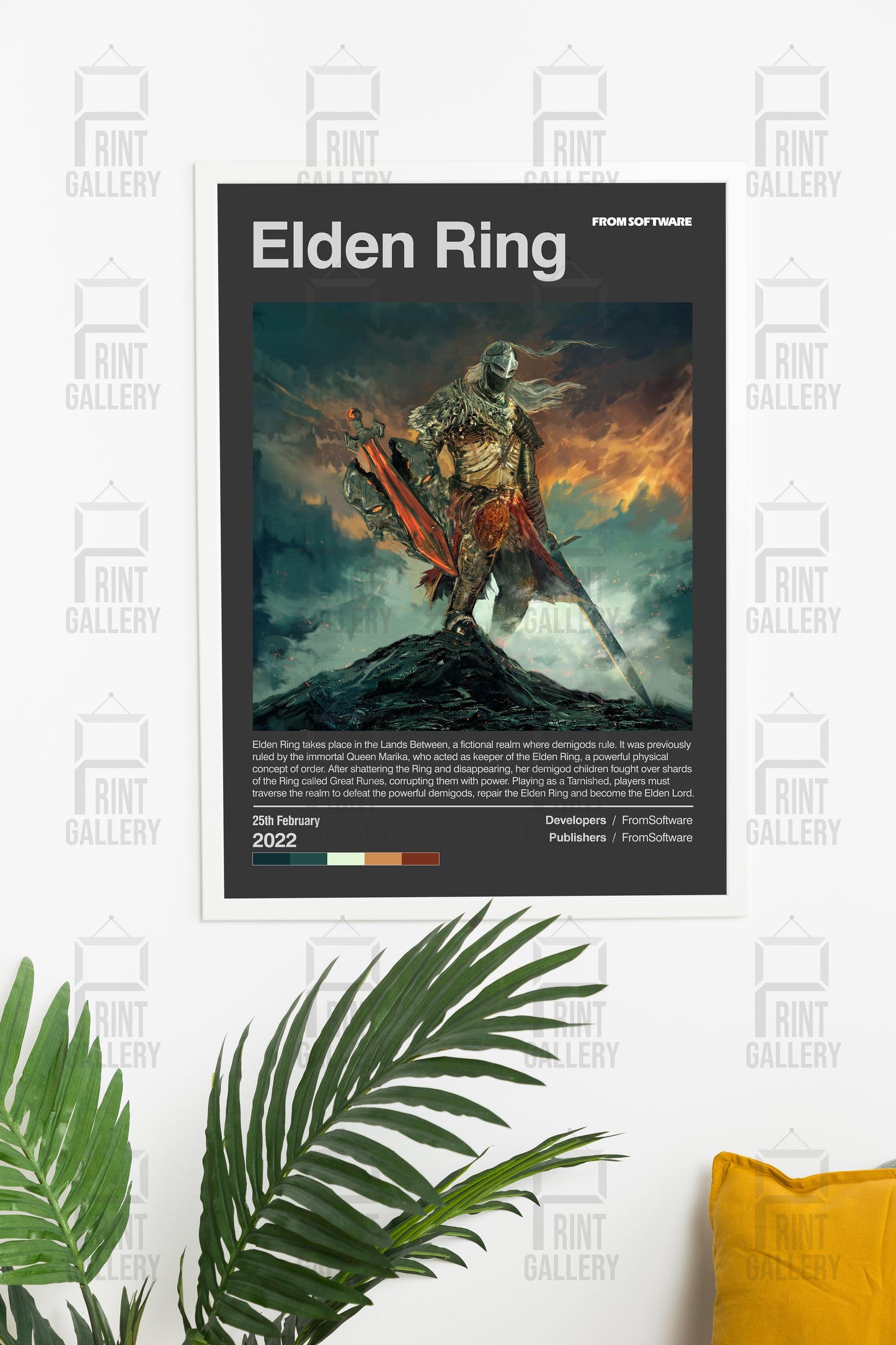 Elden Ring Video Game Poster & Digital Download