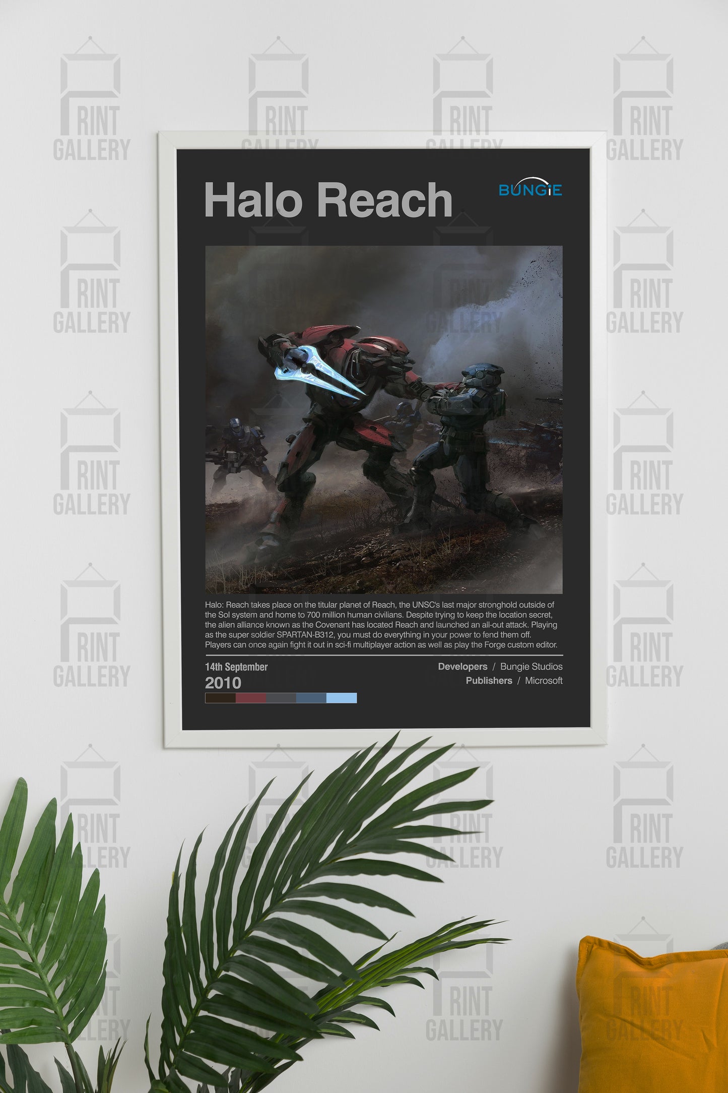 Halo Reach Video Game Poster & Digital Download