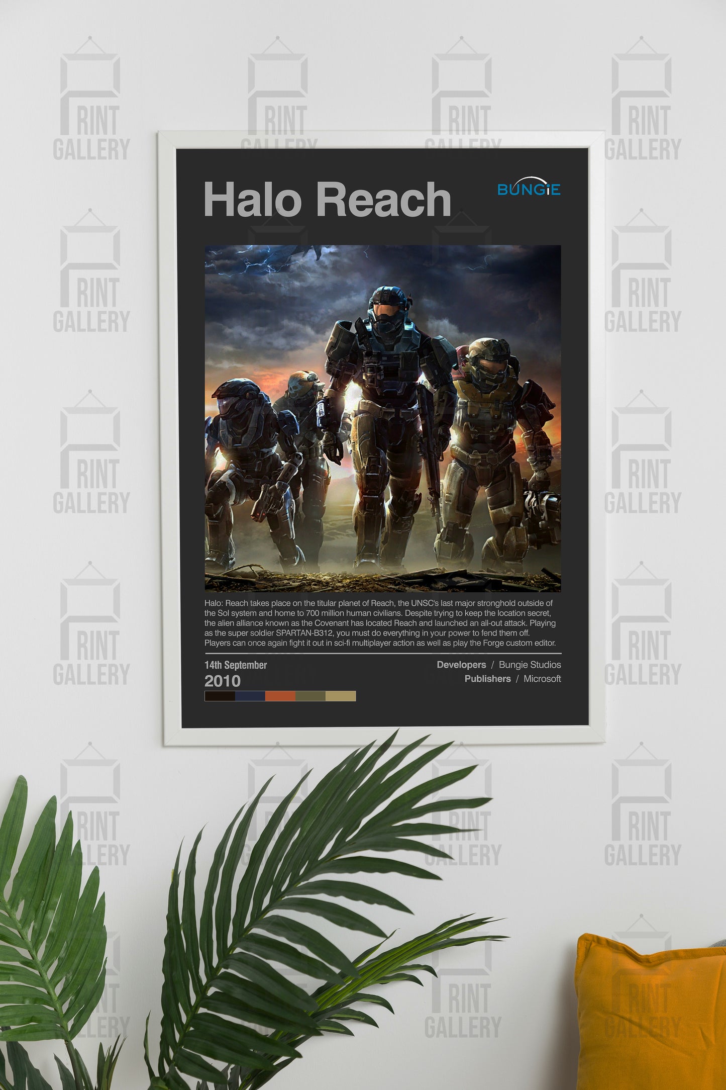 Halo Reach Video Game Poster & Digital Download