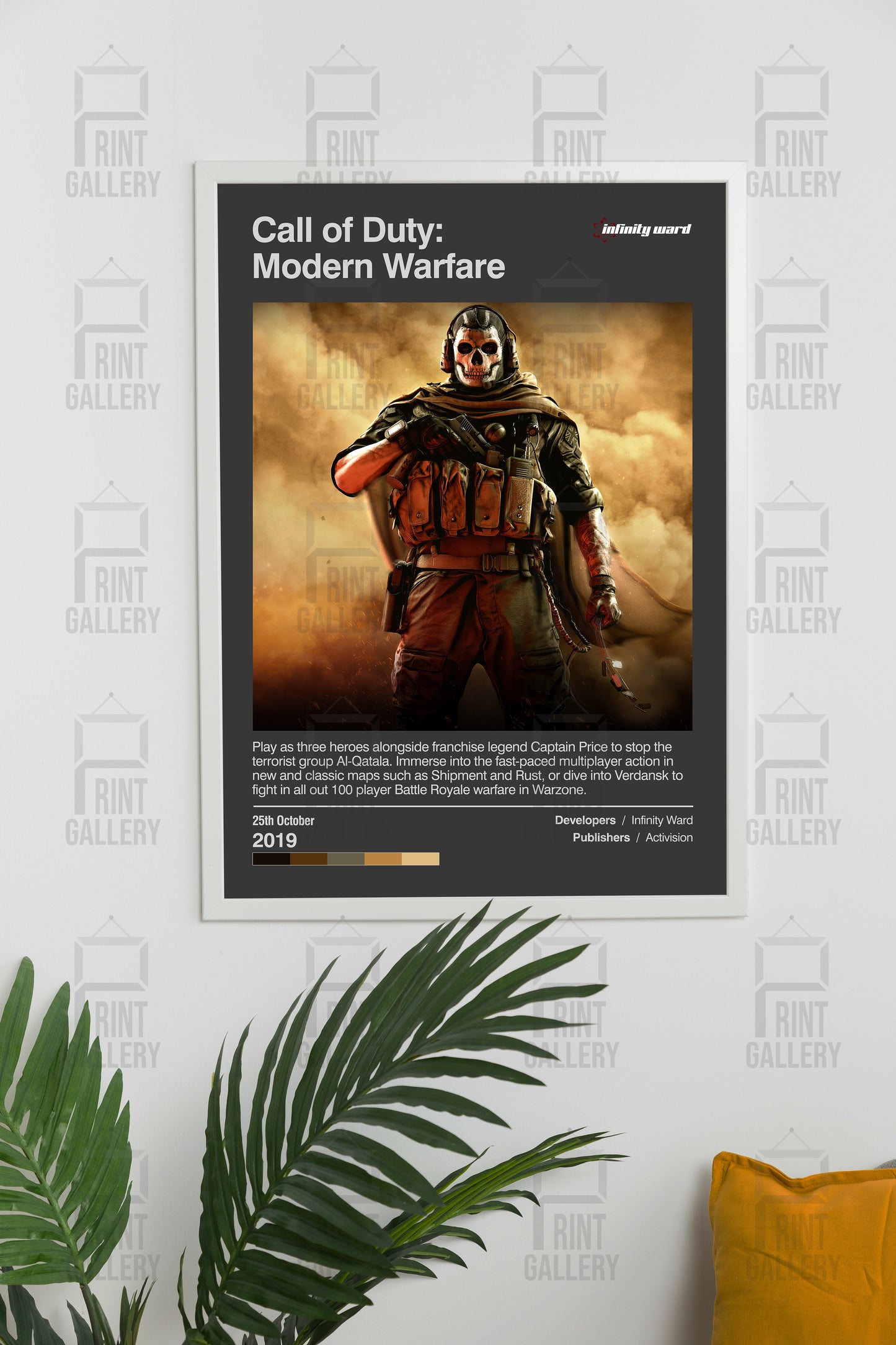 Call of Duty Modern Warfare 2019 Video Game Poster & Digital Download