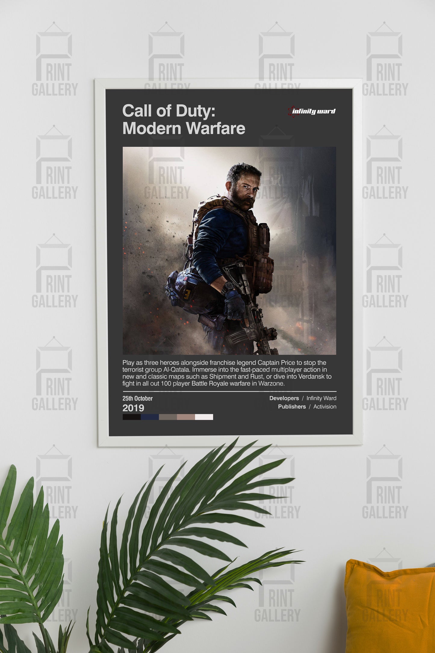 Call of Duty Modern Warfare 2019 Video Game Poster & Digital Download