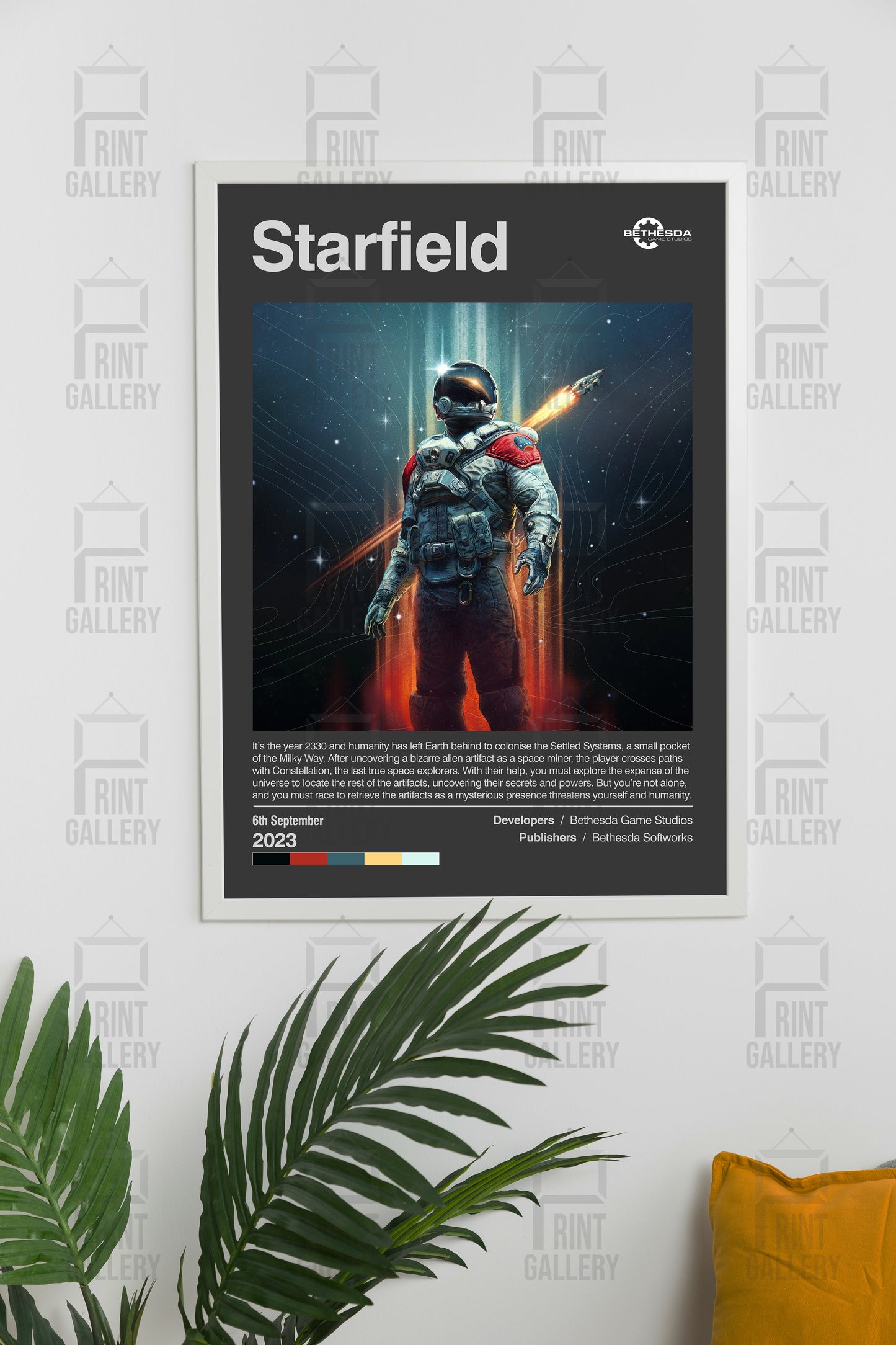 Starfield Video Game Poster & Digital Download