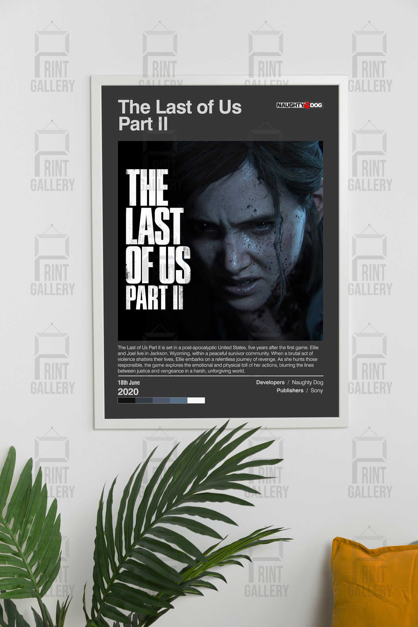 The Last of Us Part II Video Game Poster & Digital Download