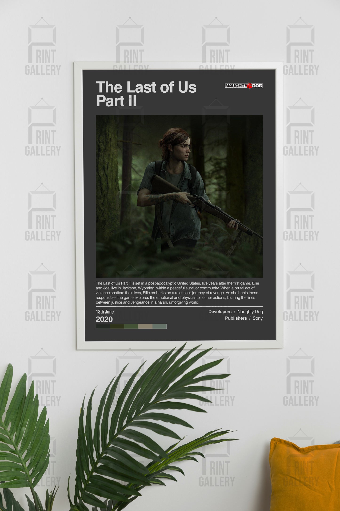 The Last of Us Part II Video Game Poster & Digital Download