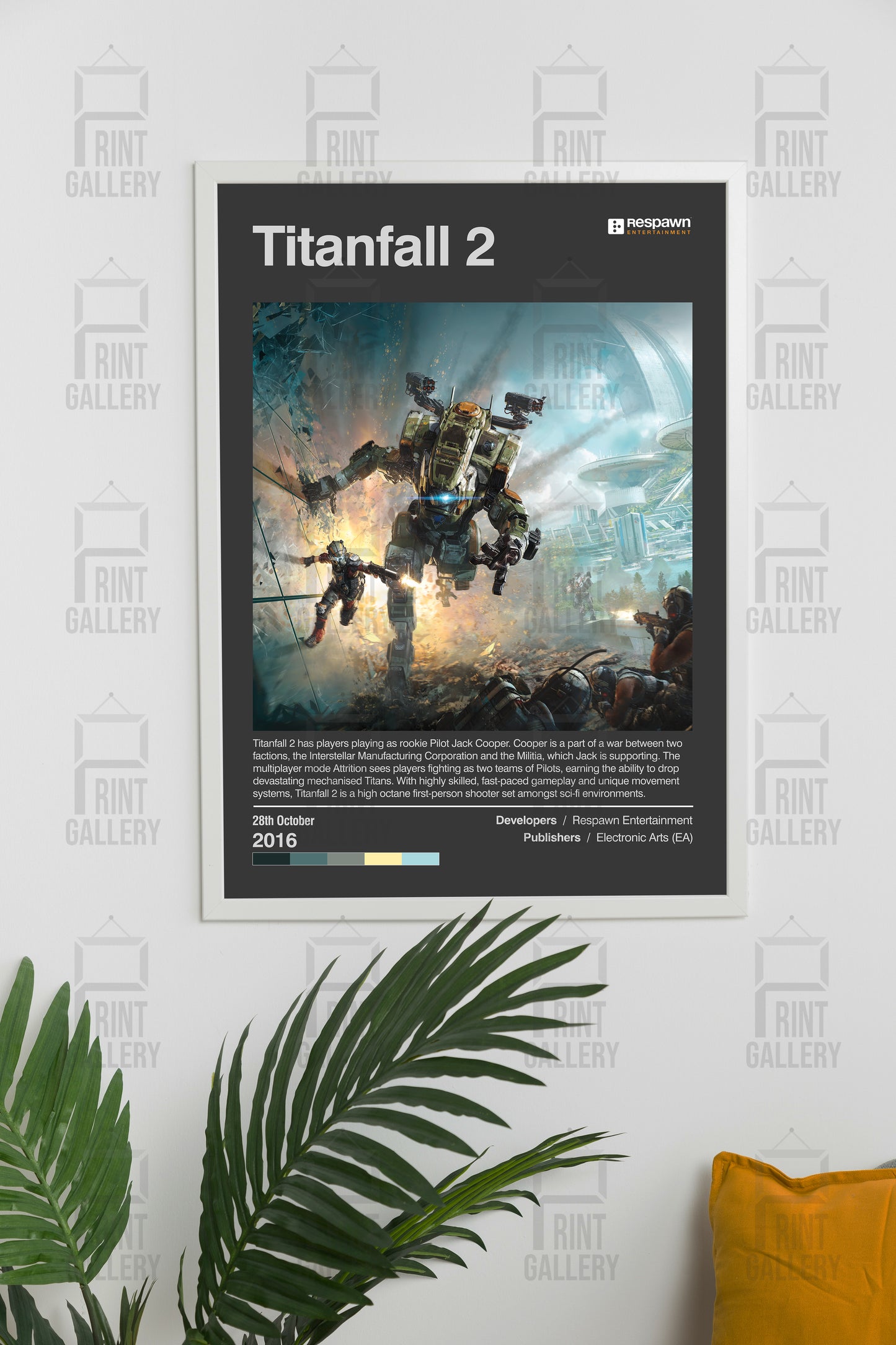 Titanfall 2 Video Game Poster & Digital Download