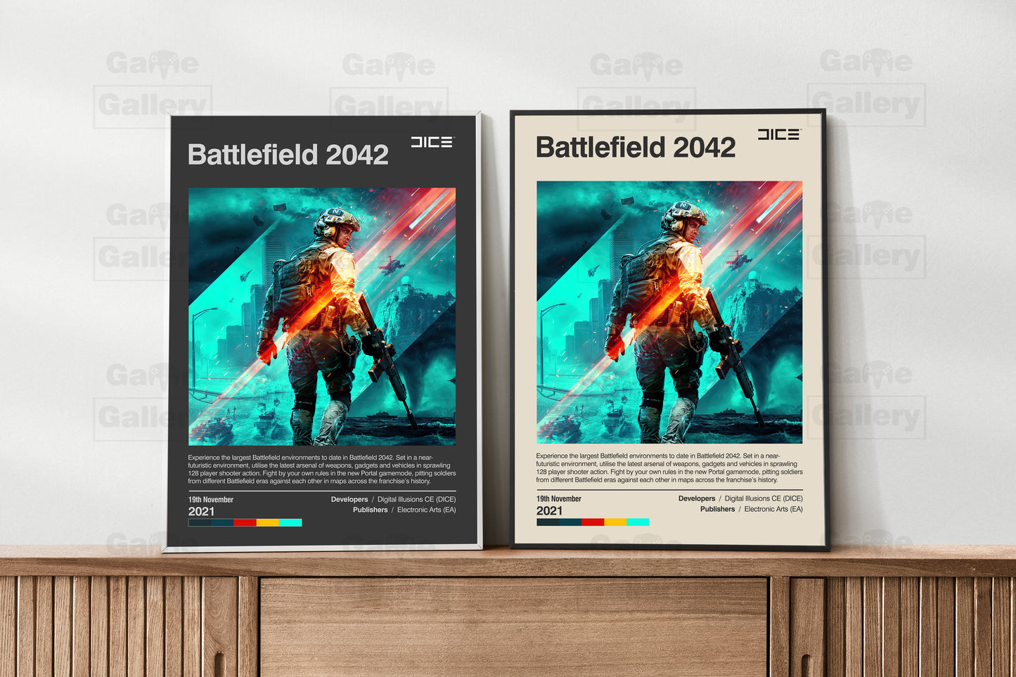 Battlefield 2042 Video Game Poster & Digital Download