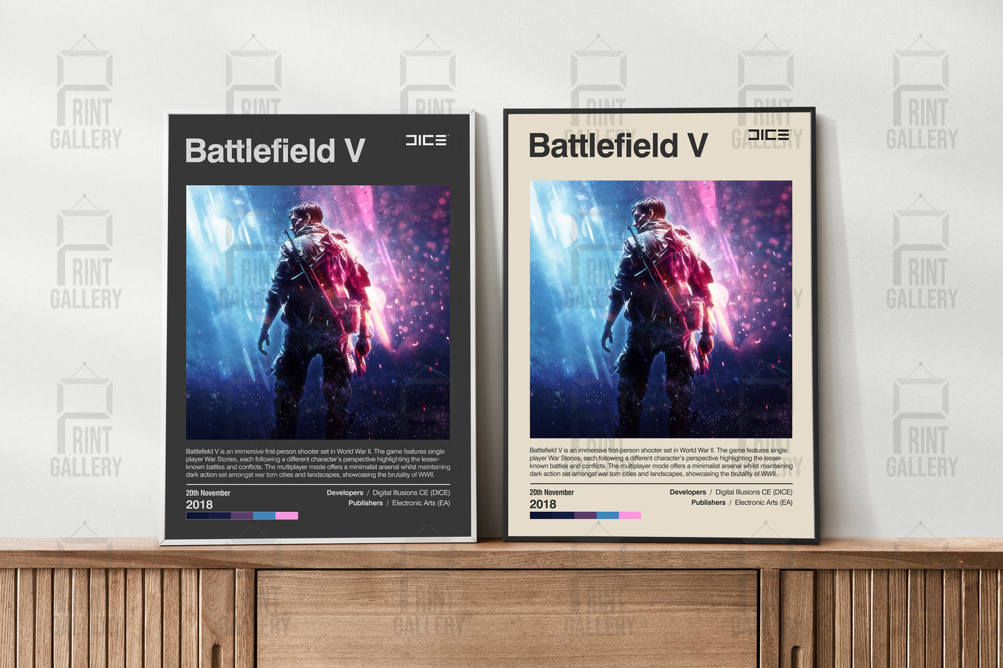 Battlefield V Deluxe Edition Video Game Poster & Digital Download