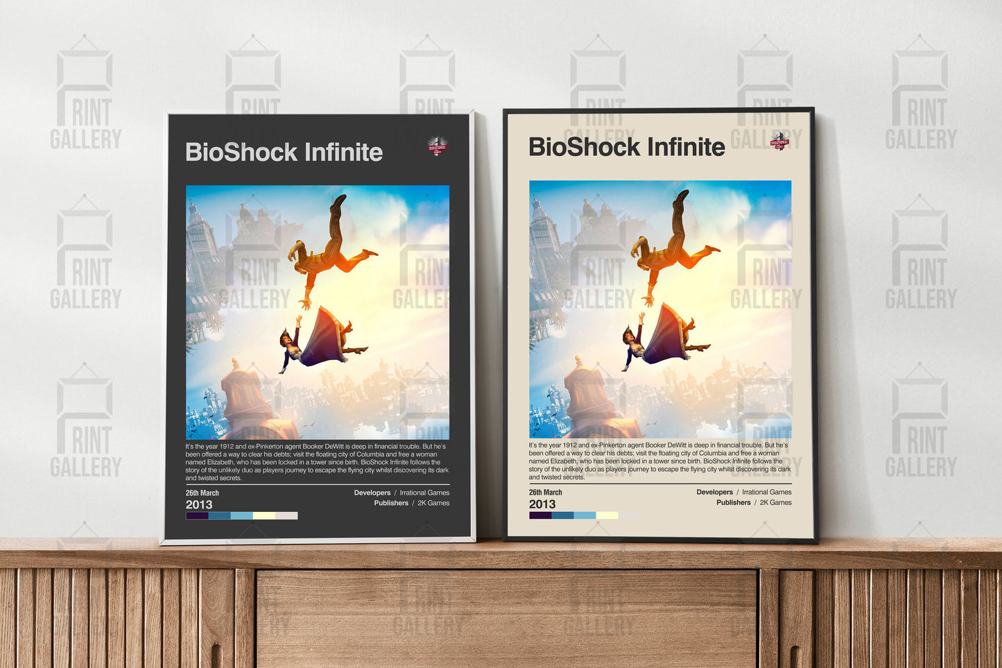 BioShock Infinite Video Game Poster & Digital Download