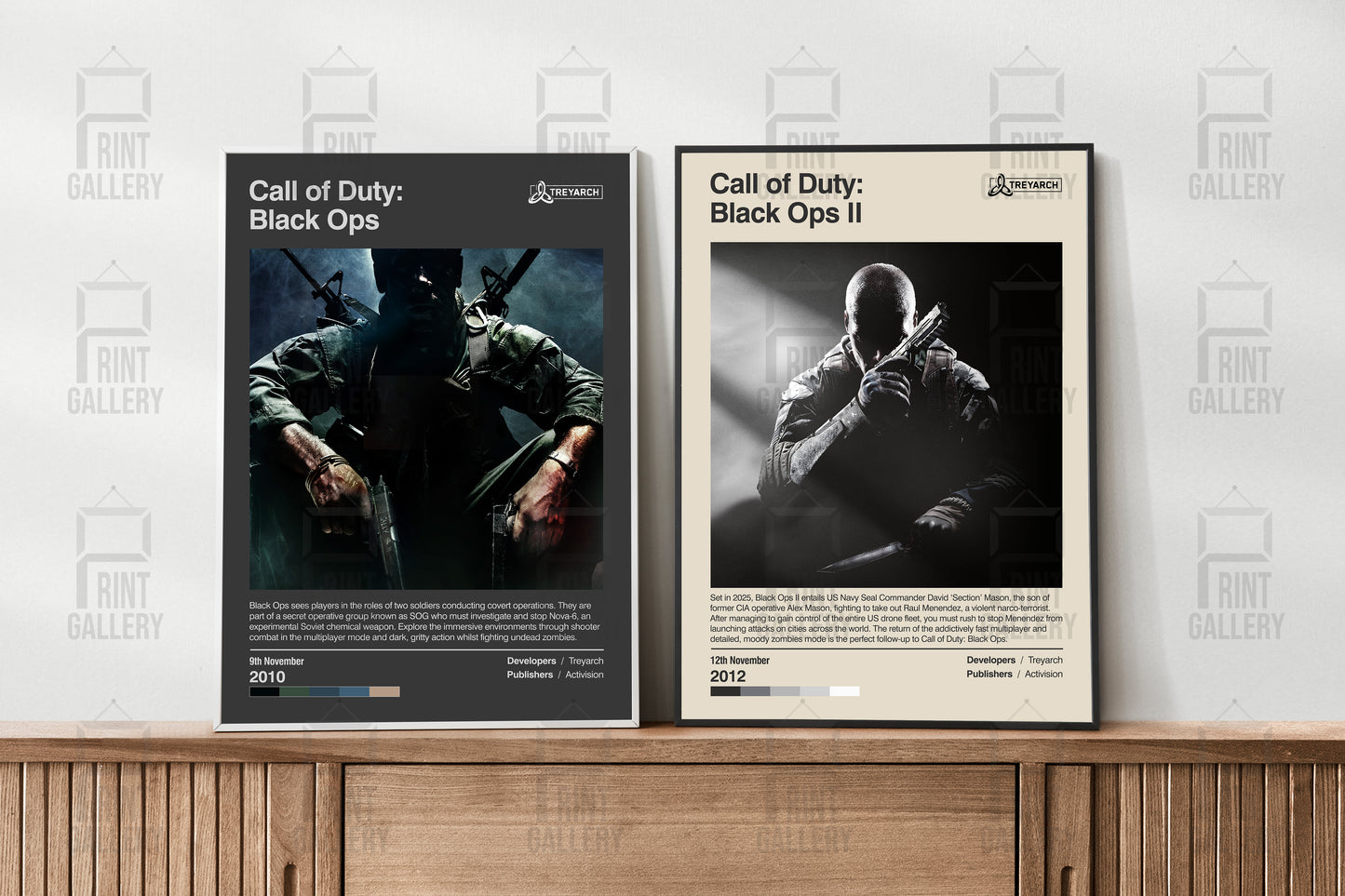 Call of Duty Black Ops II Video Game Poster & Digital Download