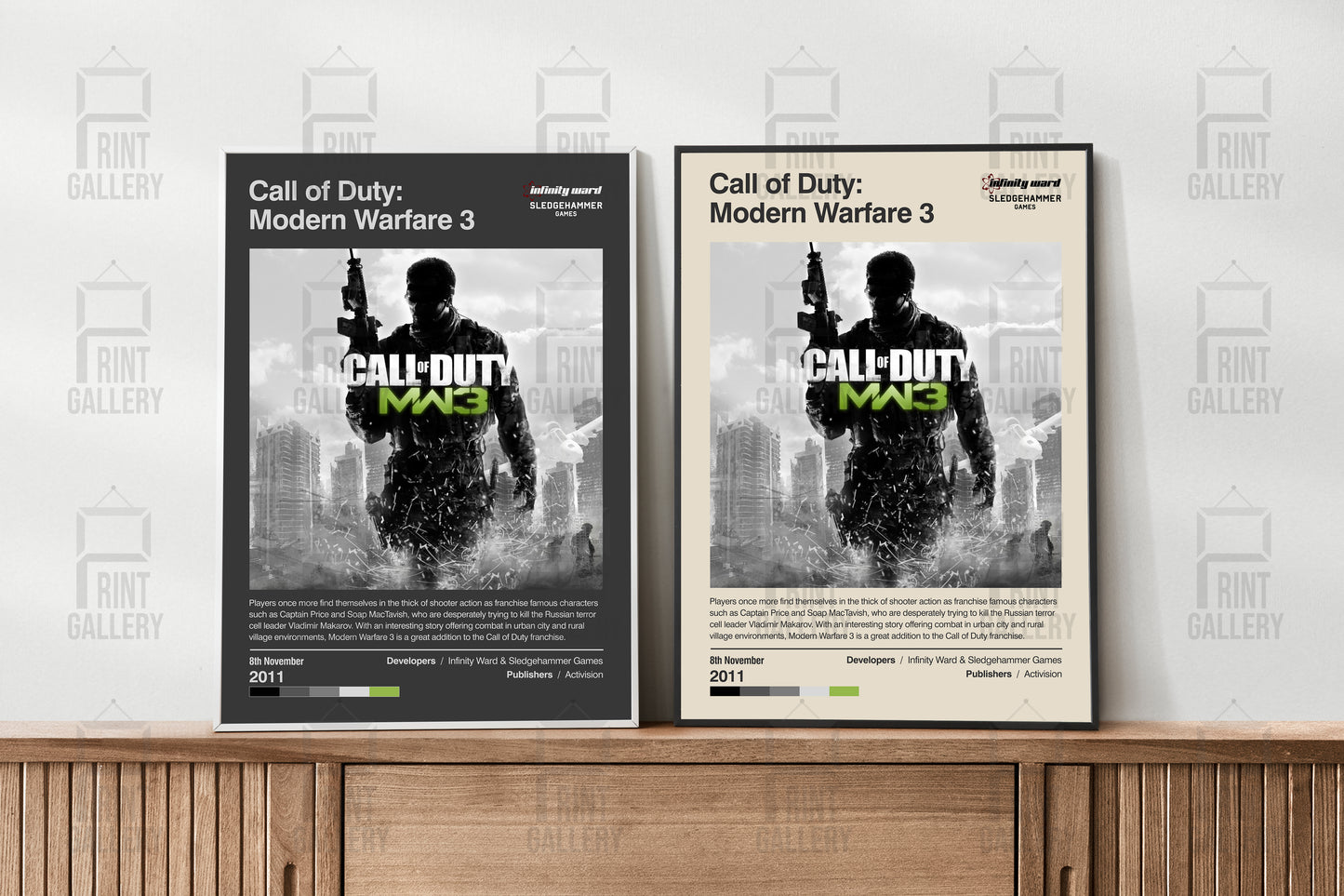 Call of Duty Modern Warfare 3 Video Game Poster & Digital Download