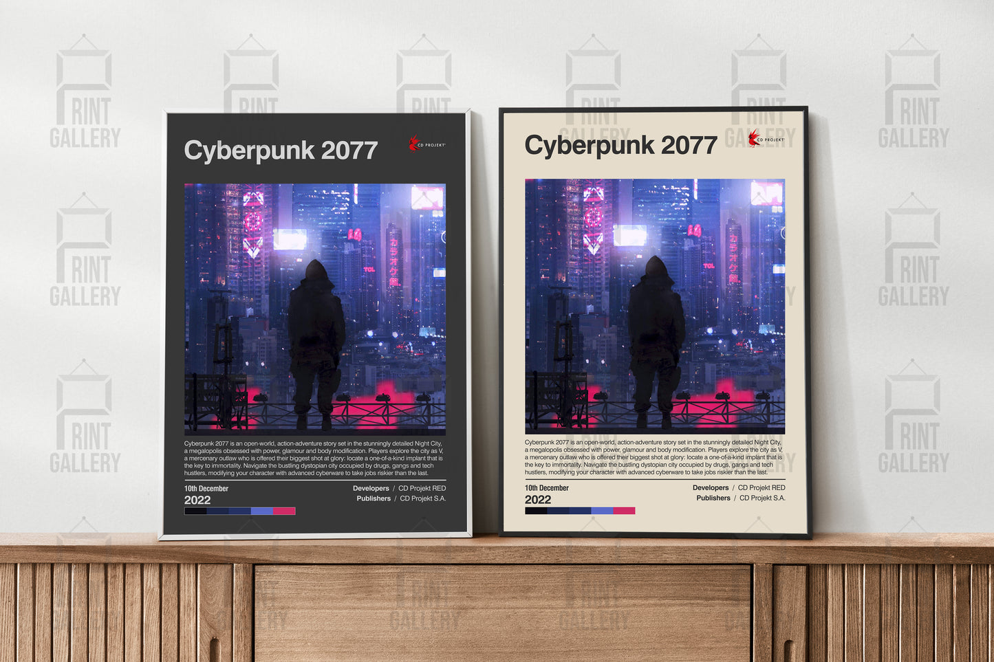 Cyberpunk 2077 Video Game Poster & Digital Download