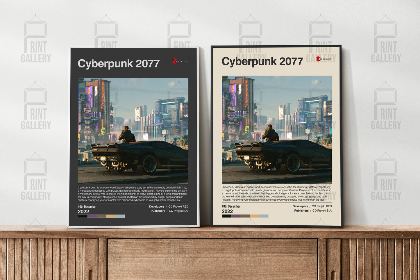 Cyberpunk 2077 Video Game Poster & Digital Download