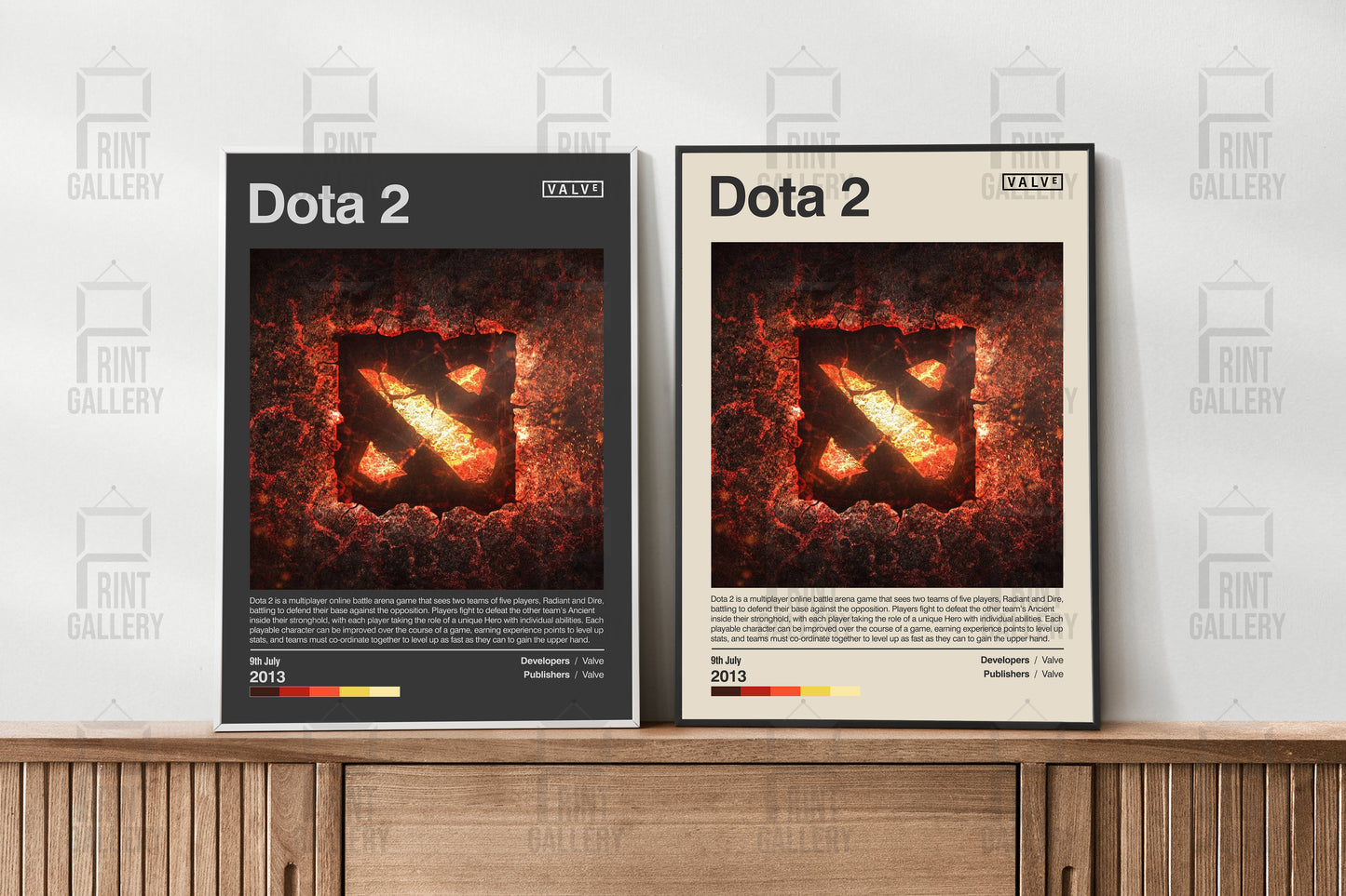 Dota 2 Video Game Poster & Digital Download