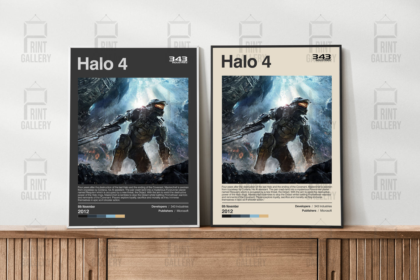 Halo 4 Video Game Poster & Digital Download