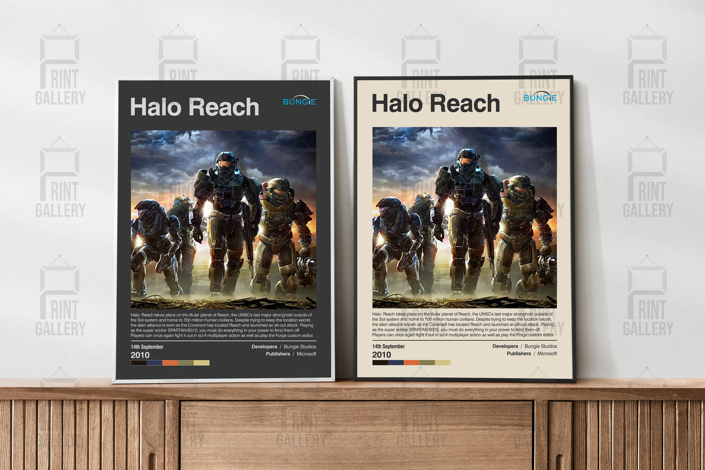 Halo Reach Video Game Poster & Digital Download