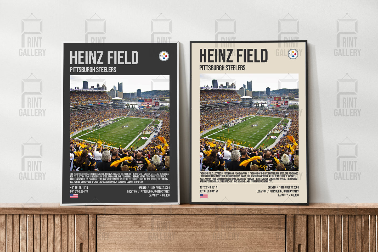 Pittsburgh Steelers Heinz Field NFL Stadium Poster & Digital Download