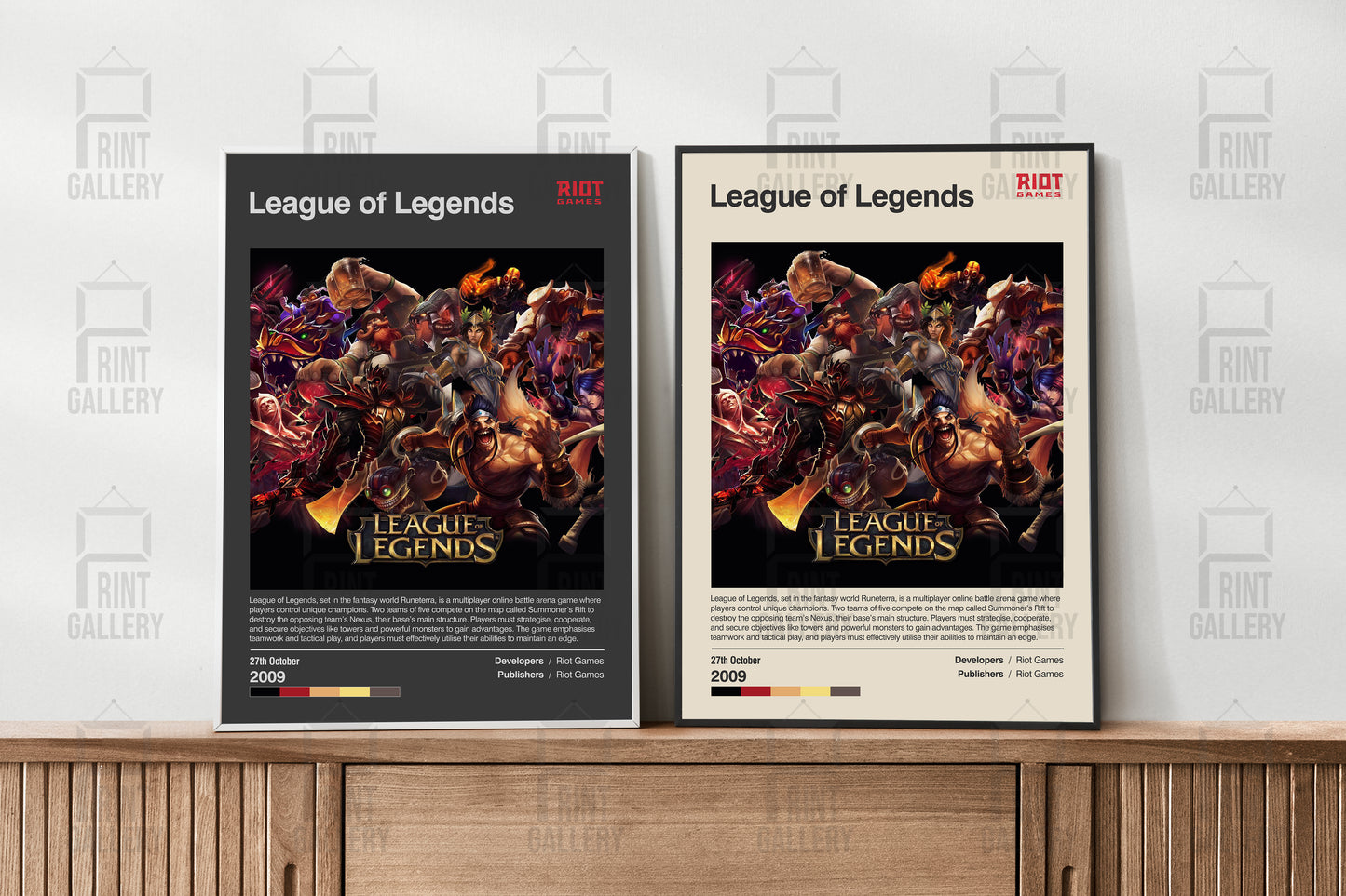 League of Legends Video Game Poster & Digital Download