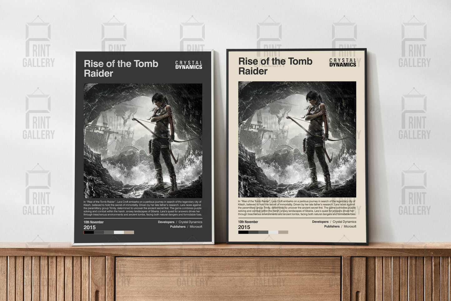 Rise of the Tomb Raider Video Game Poster & Digital Download