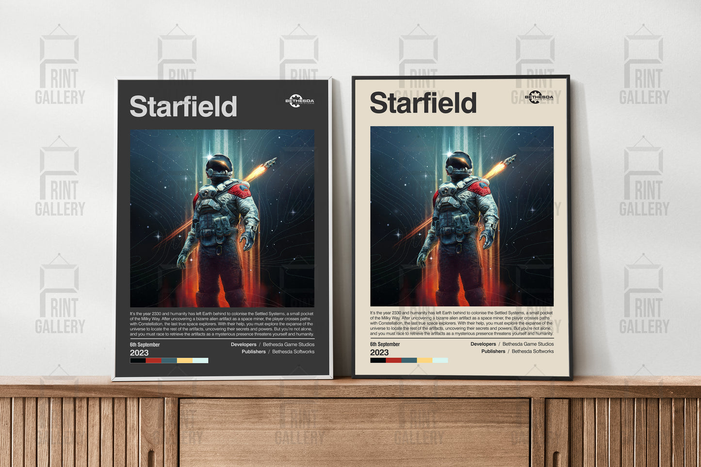 Starfield Video Game Poster & Digital Download