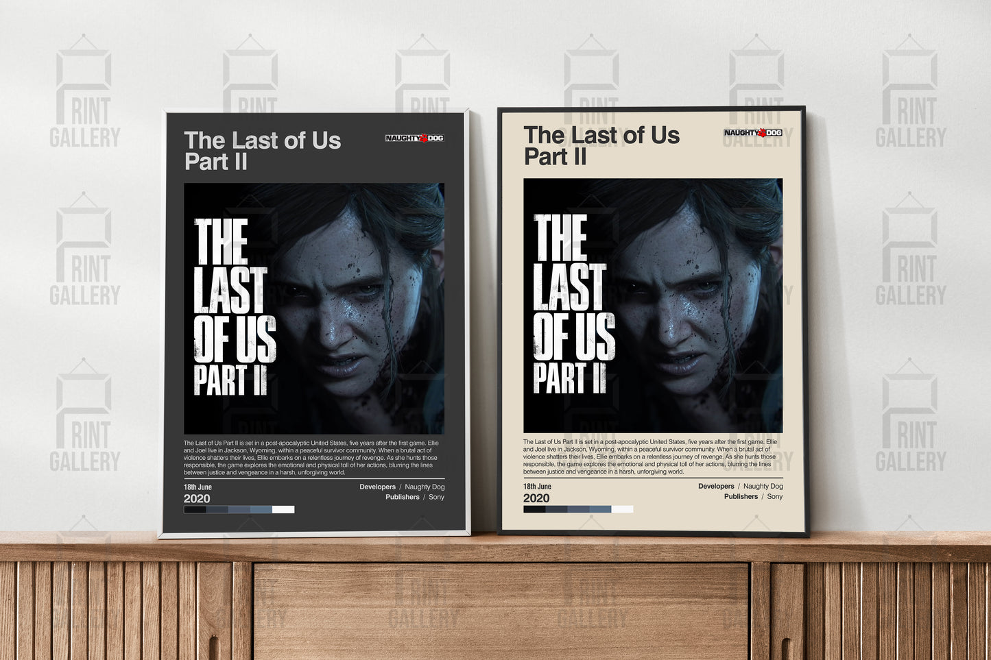 The Last of Us Part II Video Game Poster & Digital Download