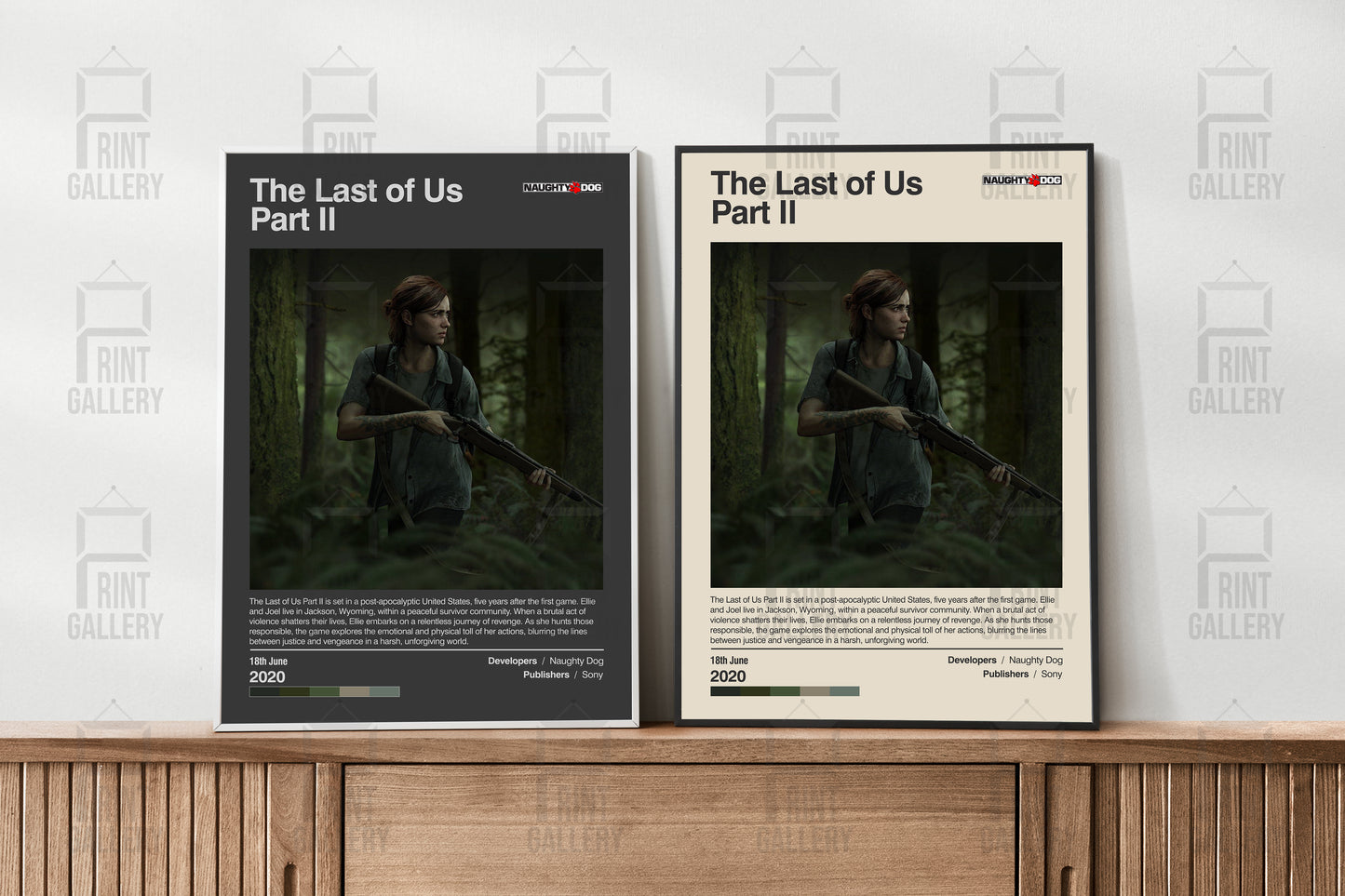 The Last of Us Part II Video Game Poster & Digital Download